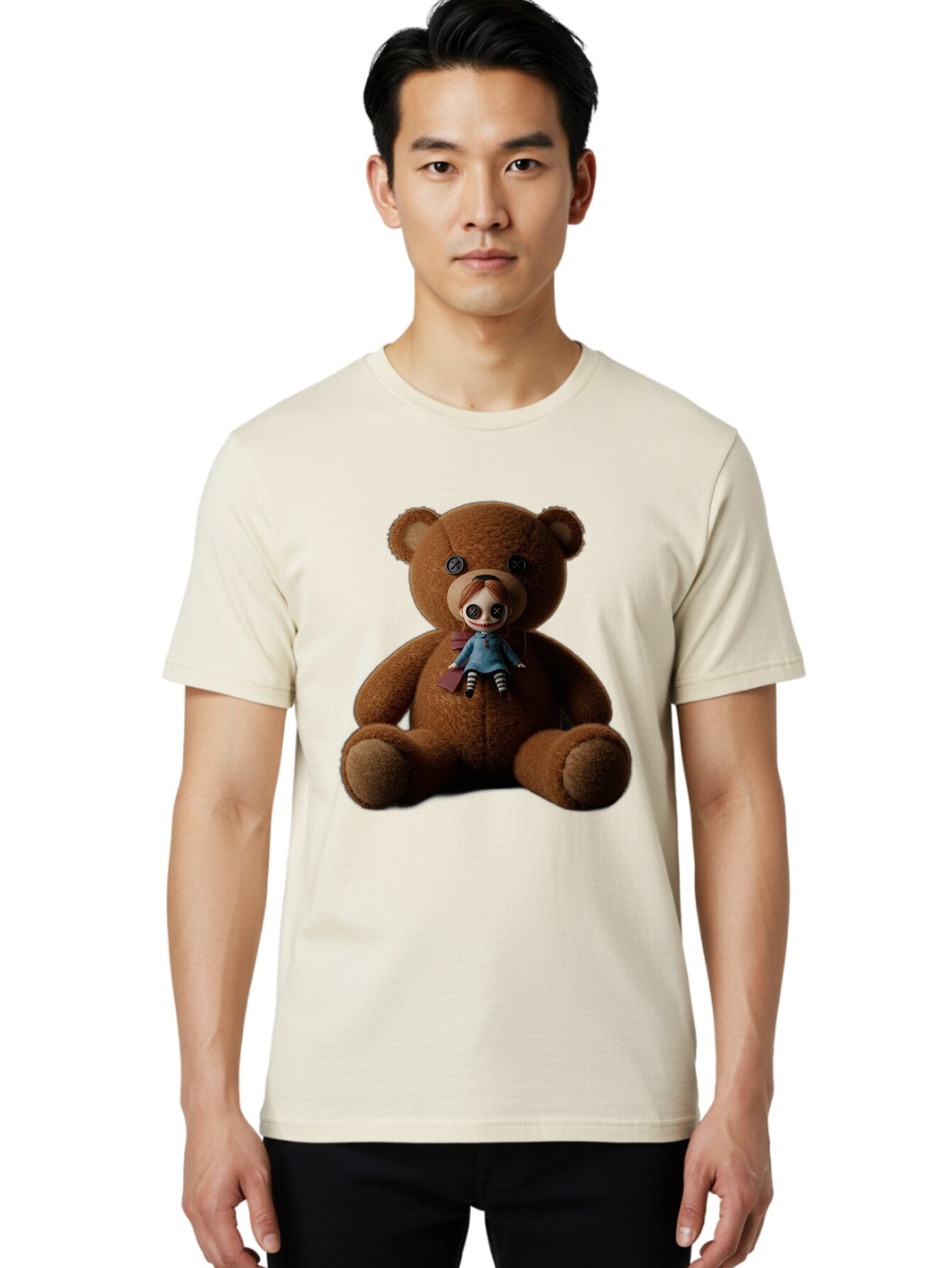 Teddy-Head-Annabelle Men'S Graphic Tee, 100% Cotton, Comfortable Casual Summer Wear, Machine Washable, Vintage Camera, Old Camera, Antique Camera, Black Camera, Classic Photography, Photography Equipment, Nostalgic Device, Film Camera, Ban723 16