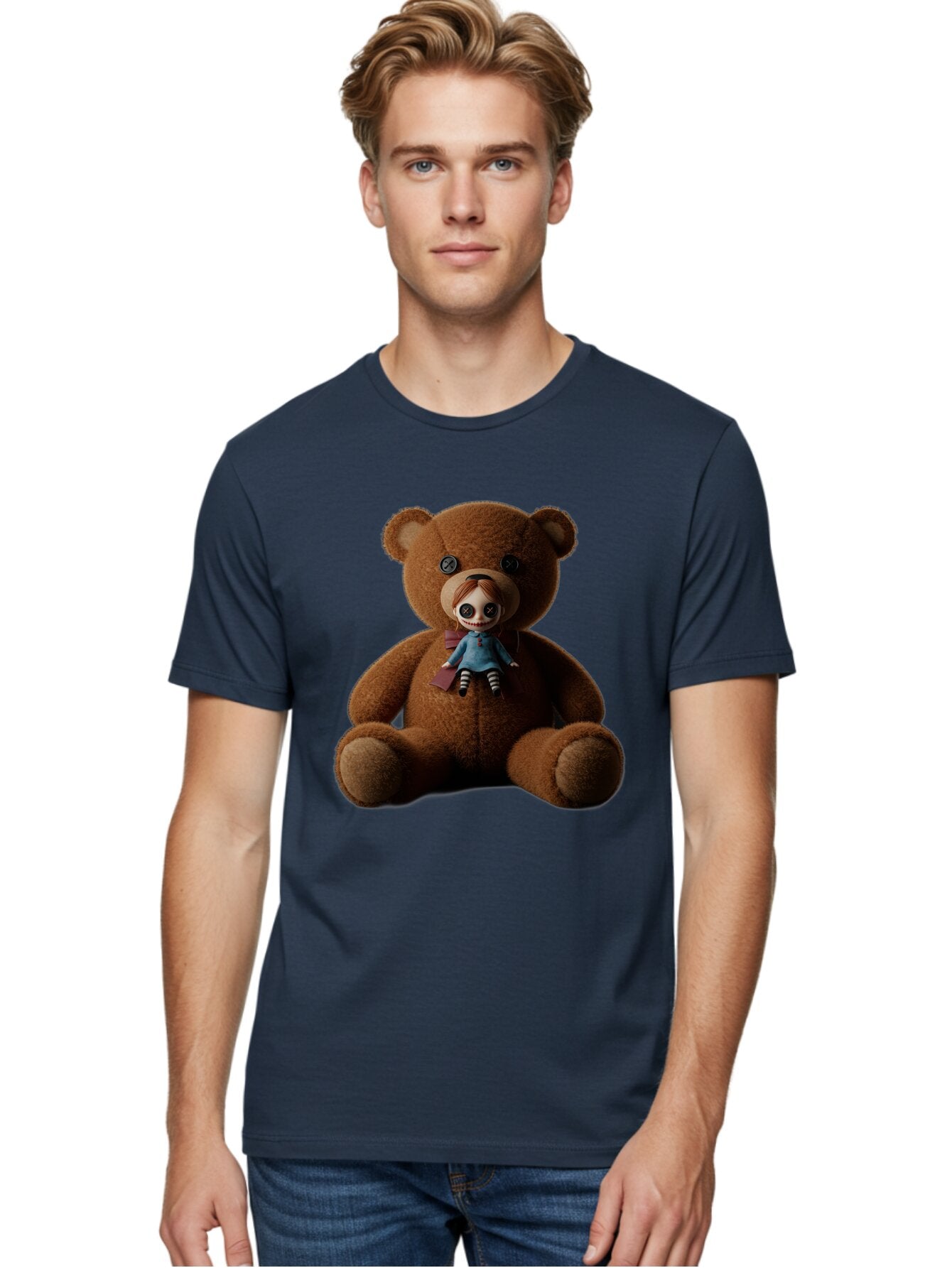 Teddy-Head-Annabelle Men'S Graphic Tee, 100% Cotton, Comfortable Casual Summer Wear, Machine Washable, Vintage Camera, Old Camera, Antique Camera, Black Camera, Classic Photography, Photography Equipment, Nostalgic Device, Film Camera, Ban723 27