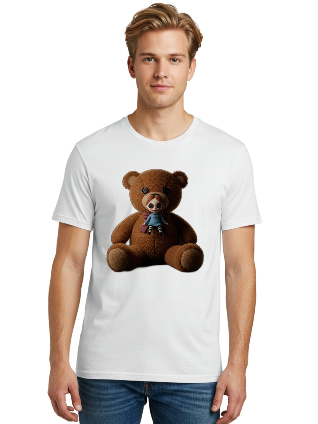 Teddy-Head-Annabelle Men'S Graphic Tee, 100% Cotton, Comfortable Casual Summer Wear, Machine Washable, Vintage Camera, Old Camera, Antique Camera, Black Camera, Classic Photography, Photography Equipment, Nostalgic Device, Film Camera, Ban723 21