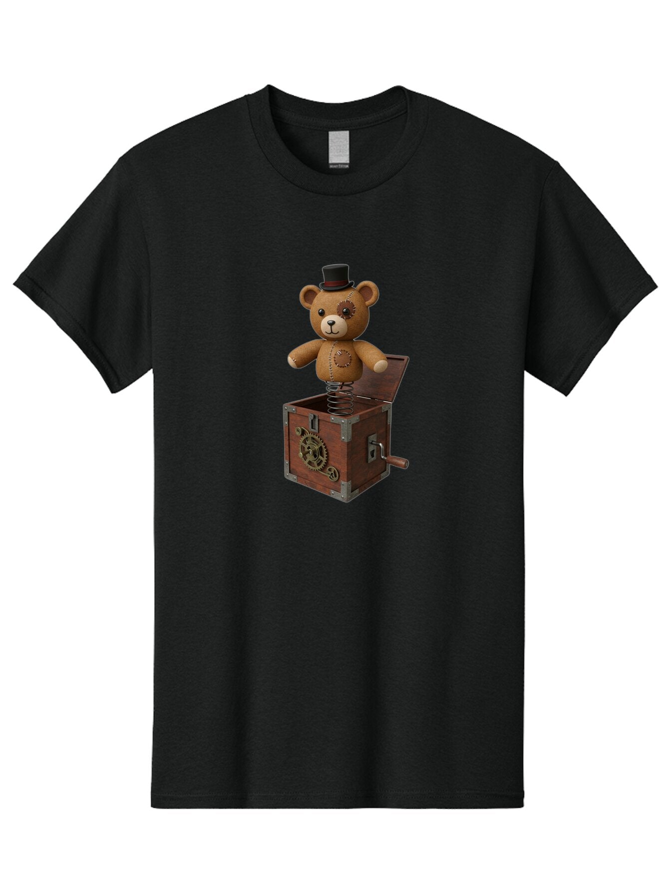 Teddy-Jack-In-The-Box Men'S Graphic Tee, 100% Cotton, Comfortable Casual Summer Wear, Machine Washable, Vintage Camera, Old Camera, Antique Camera, Black Camera, Classic Photography, Photography Equipment, Nostalgic Device, Film Camera, Ban727