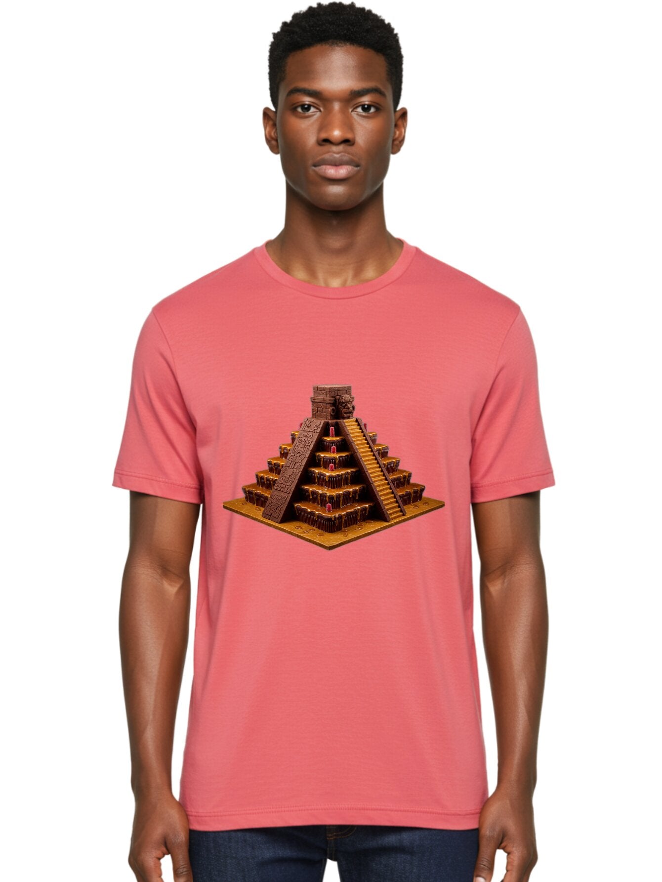 Temple-Pyramid Men'S Graphic Tee, 100% Cotton, Comfortable Casual Summer Wear, Machine Washable, Vintage Camera, Old Camera, Antique Camera, Black Camera, Classic Photography, Photography Equipment, Nostalgic Device, Film Camera, Camera Art Ban733 20