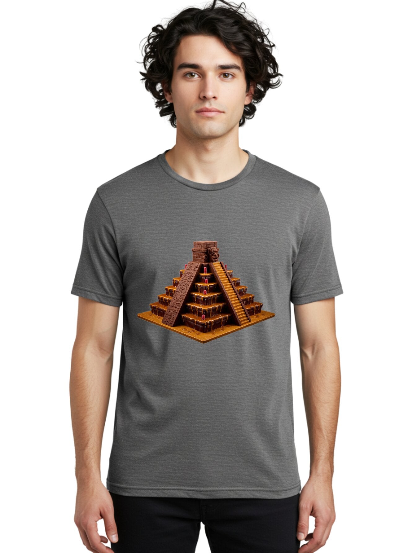 Temple-Pyramid Men'S Graphic Tee, 100% Cotton, Comfortable Casual Summer Wear, Machine Washable, Vintage Camera, Old Camera, Antique Camera, Black Camera, Classic Photography, Photography Equipment, Nostalgic Device, Film Camera, Camera Art Ban733 27