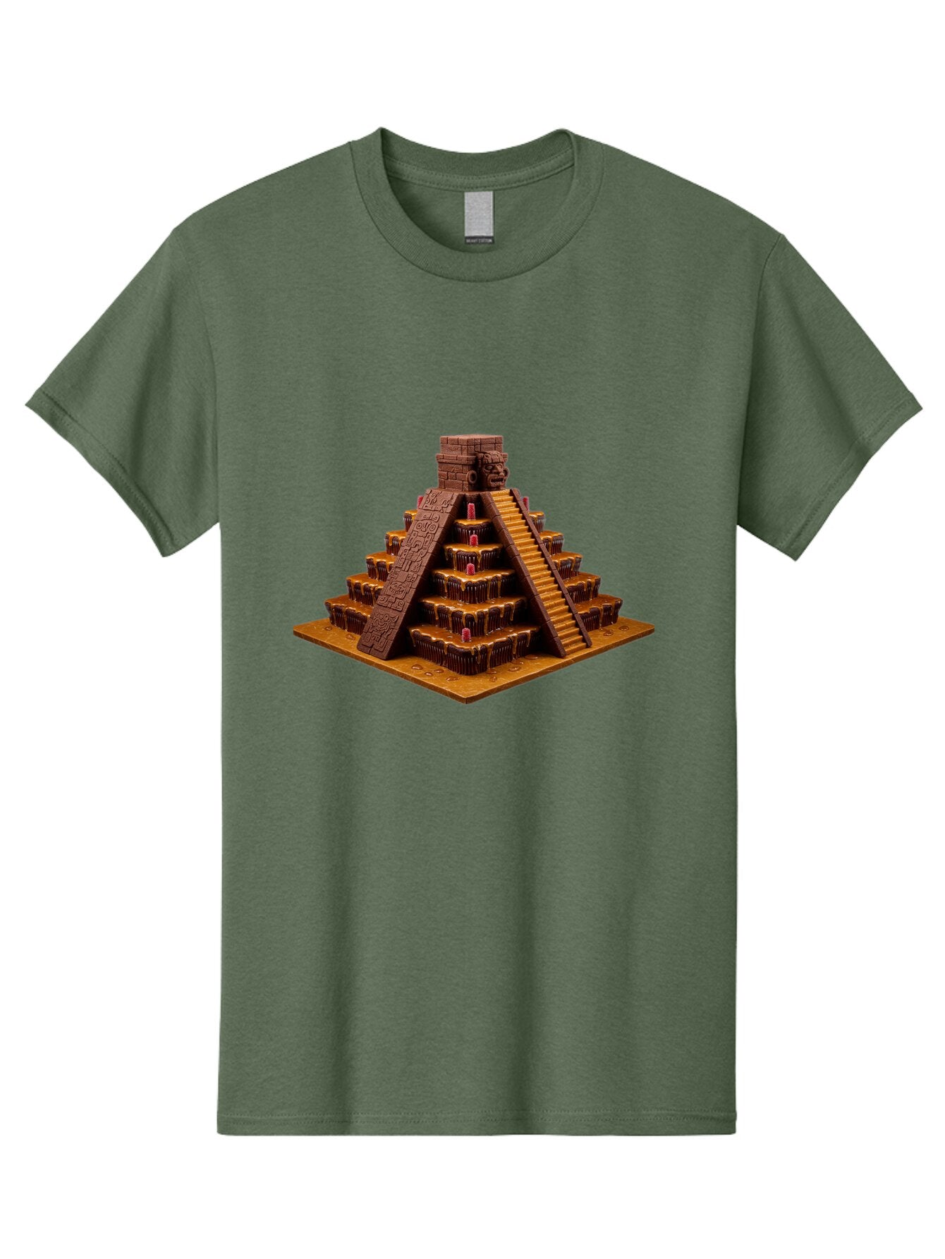 Temple-Pyramid Men'S Graphic Tee, 100% Cotton, Comfortable Casual Summer Wear, Machine Washable, Vintage Camera, Old Camera, Antique Camera, Black Camera, Classic Photography, Photography Equipment, Nostalgic Device, Film Camera, Camera Art Ban733 3