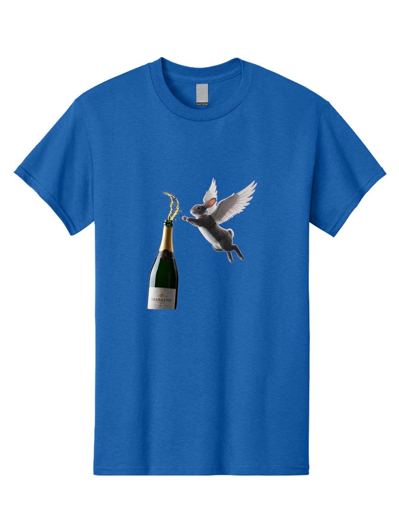 Thabrent-Champagne-Bottle-And-Flying-Bunny Men'S Graphic Tee, 100% Cotton, Comfortable Casual Summer Wear, Machine Washable, Vintage Camera, Old Camera, Antique Camera, Black Camera, Classic Photography, Photography Equipment, Ban737 12