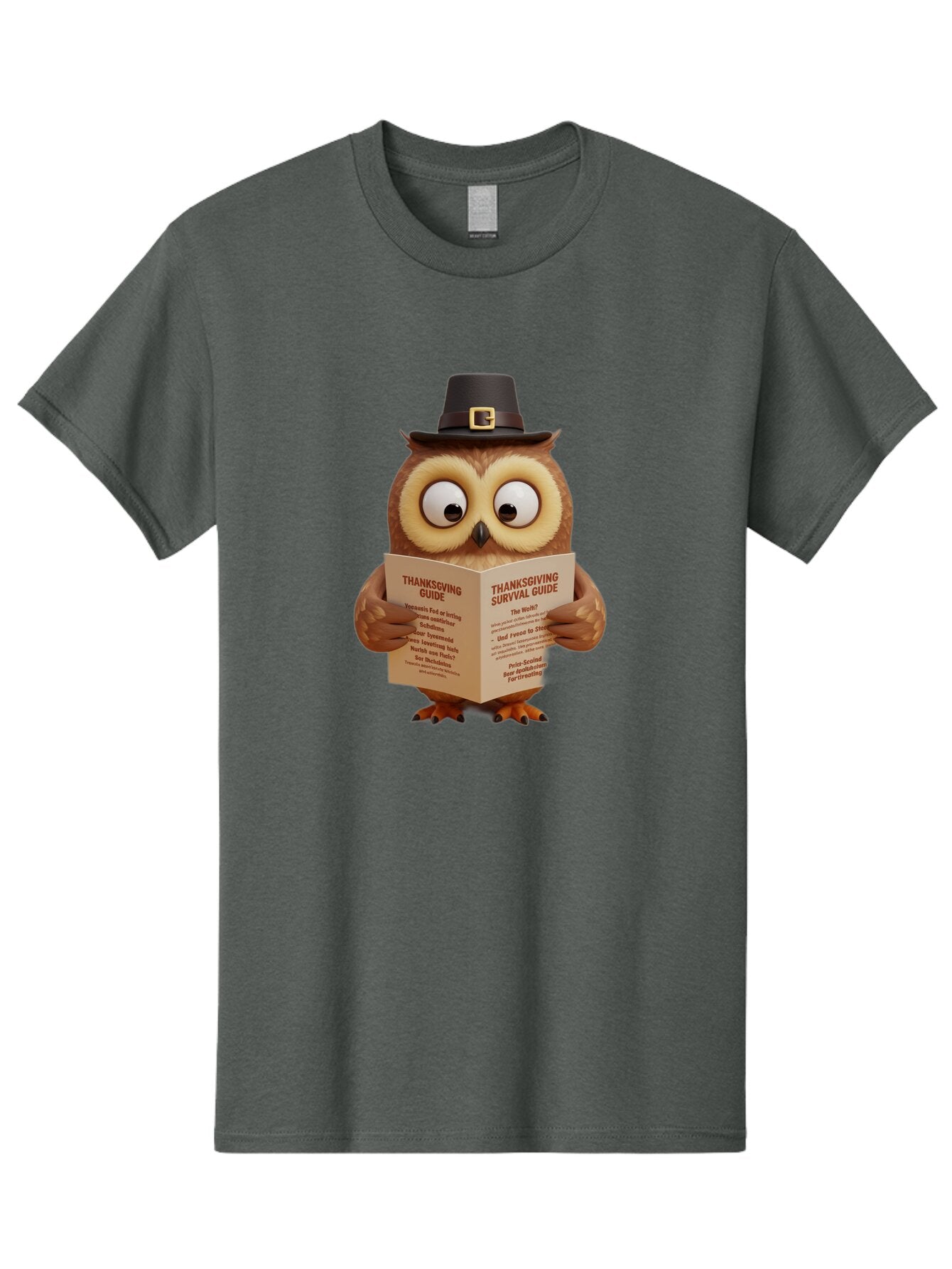 Thanksgiving-Survival-Guide-Owl-1 Men'S Graphic Tee, 100% Cotton, Comfortable Casual Summer Wear, Machine Washable, Vintage Camera, Old Camera, Antique Camera, Black Camera, Classic Photography, Photography Equipment, Nostalgic Device, Ban750 5