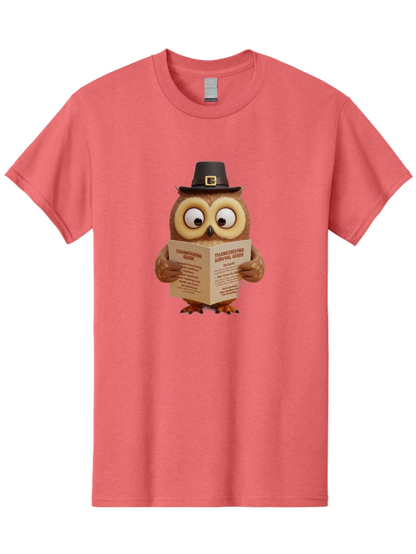 Thanksgiving-Survival-Guide-Owl-1 Men'S Graphic Tee, 100% Cotton, Comfortable Casual Summer Wear, Machine Washable, Vintage Camera, Old Camera, Antique Camera, Black Camera, Classic Photography, Photography Equipment, Nostalgic Device, Ban750 4