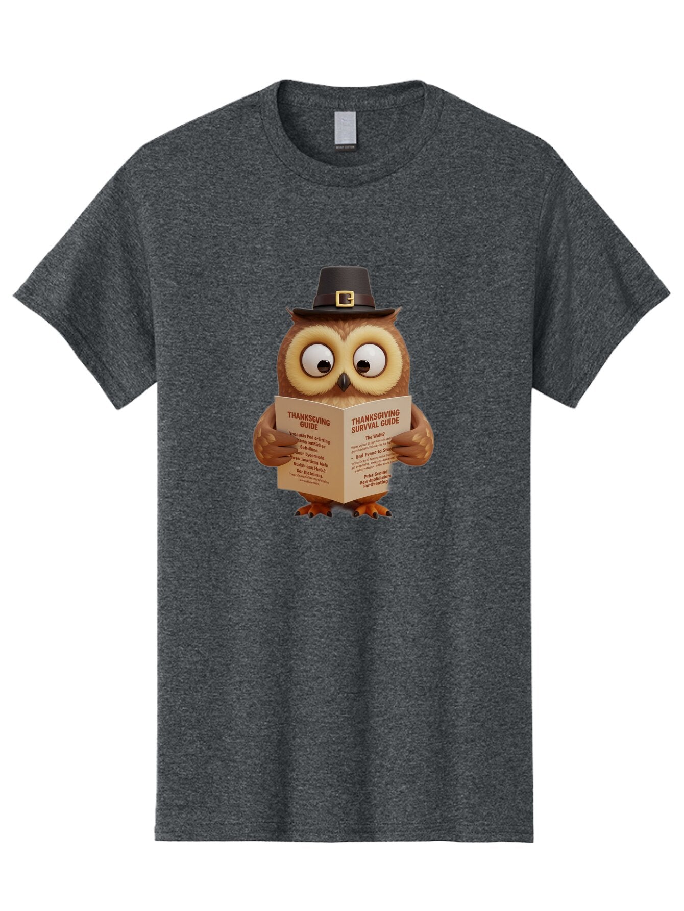Thanksgiving-Survival-Guide-Owl-1 Men'S Graphic Tee, 100% Cotton, Comfortable Casual Summer Wear, Machine Washable, Vintage Camera, Old Camera, Antique Camera, Black Camera, Classic Photography, Photography Equipment, Nostalgic Device, Ban750