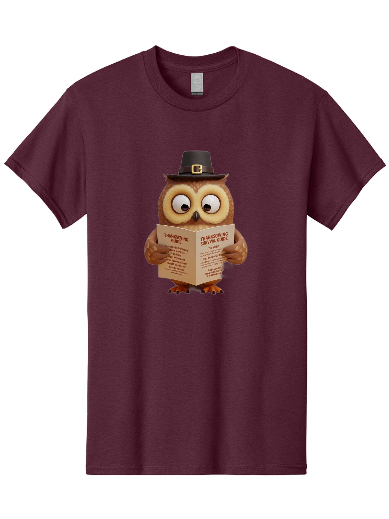 Thanksgiving-Survival-Guide-Owl-1 Men'S Graphic Tee, 100% Cotton, Comfortable Casual Summer Wear, Machine Washable, Vintage Camera, Old Camera, Antique Camera, Black Camera, Classic Photography, Photography Equipment, Nostalgic Device, Ban750 7