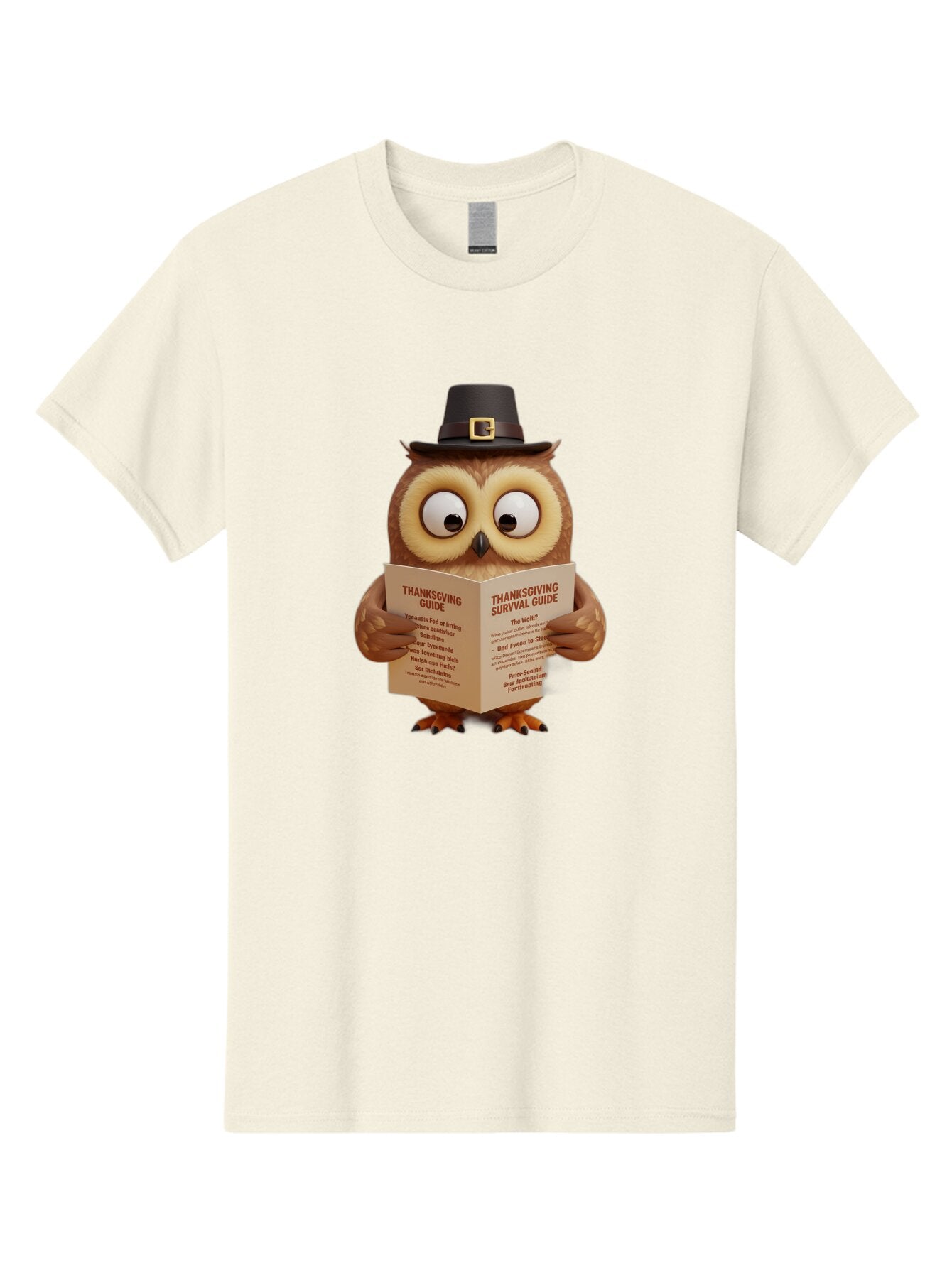 Thanksgiving-Survival-Guide-Owl-1 Men'S Graphic Tee, 100% Cotton, Comfortable Casual Summer Wear, Machine Washable, Vintage Camera, Old Camera, Antique Camera, Black Camera, Classic Photography, Photography Equipment, Nostalgic Device, Ban750 12