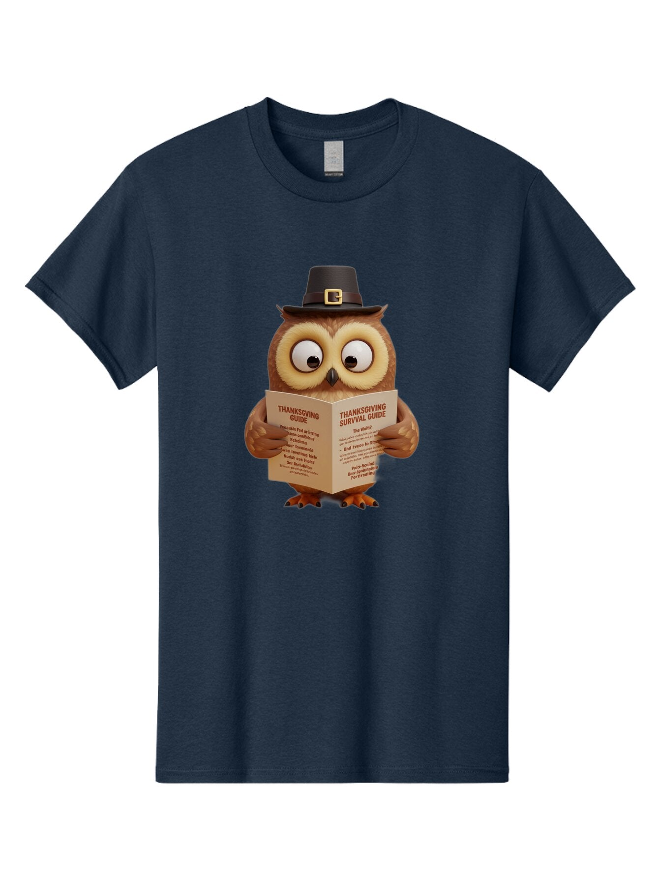 Thanksgiving-Survival-Guide-Owl-1 Men'S Graphic Tee, 100% Cotton, Comfortable Casual Summer Wear, Machine Washable, Vintage Camera, Old Camera, Antique Camera, Black Camera, Classic Photography, Photography Equipment, Nostalgic Device, Ban750 11