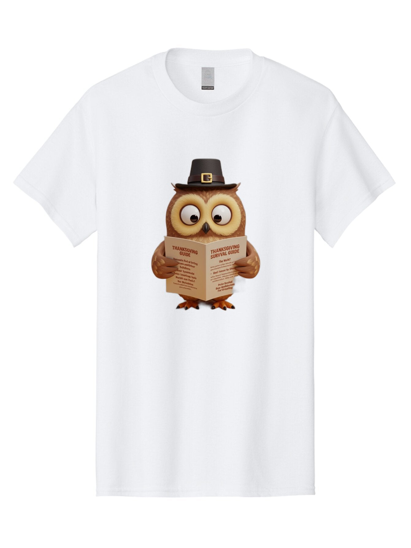 Thanksgiving-Survival-Guide-Owl-1 Men'S Graphic Tee, 100% Cotton, Comfortable Casual Summer Wear, Machine Washable, Vintage Camera, Old Camera, Antique Camera, Black Camera, Classic Photography, Photography Equipment, Nostalgic Device, Ban750 8