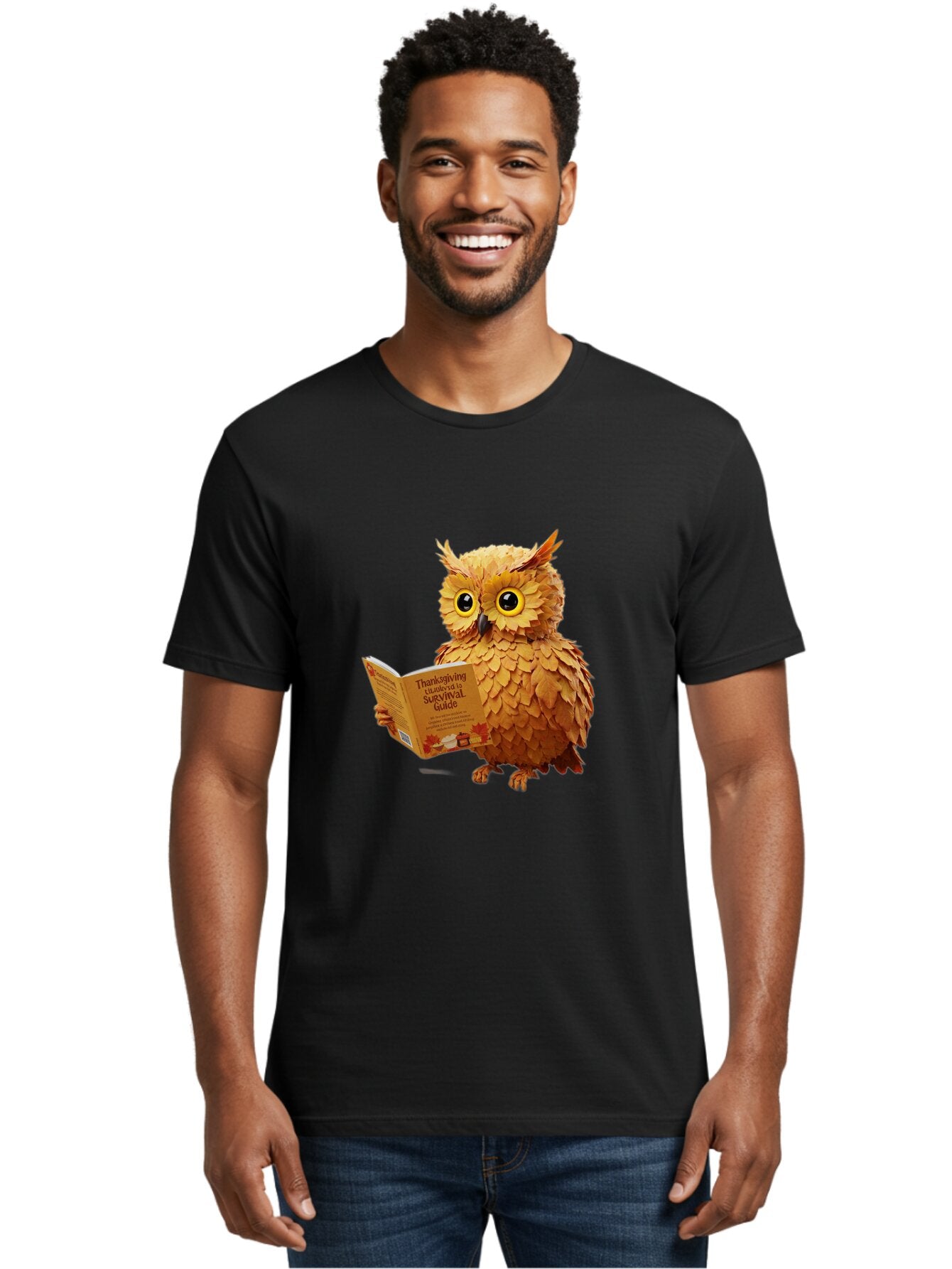 Thanksgiving-Survival-Guide-Owl-2 Men'S Graphic Tee, 100% Cotton, Comfortable Casual Summer Wear, Machine Washable, Vintage Camera, Old Camera, Antique Camera, Black Camera, Classic Photography, Photography Equipment, Nostalgic Device, Ban751 23