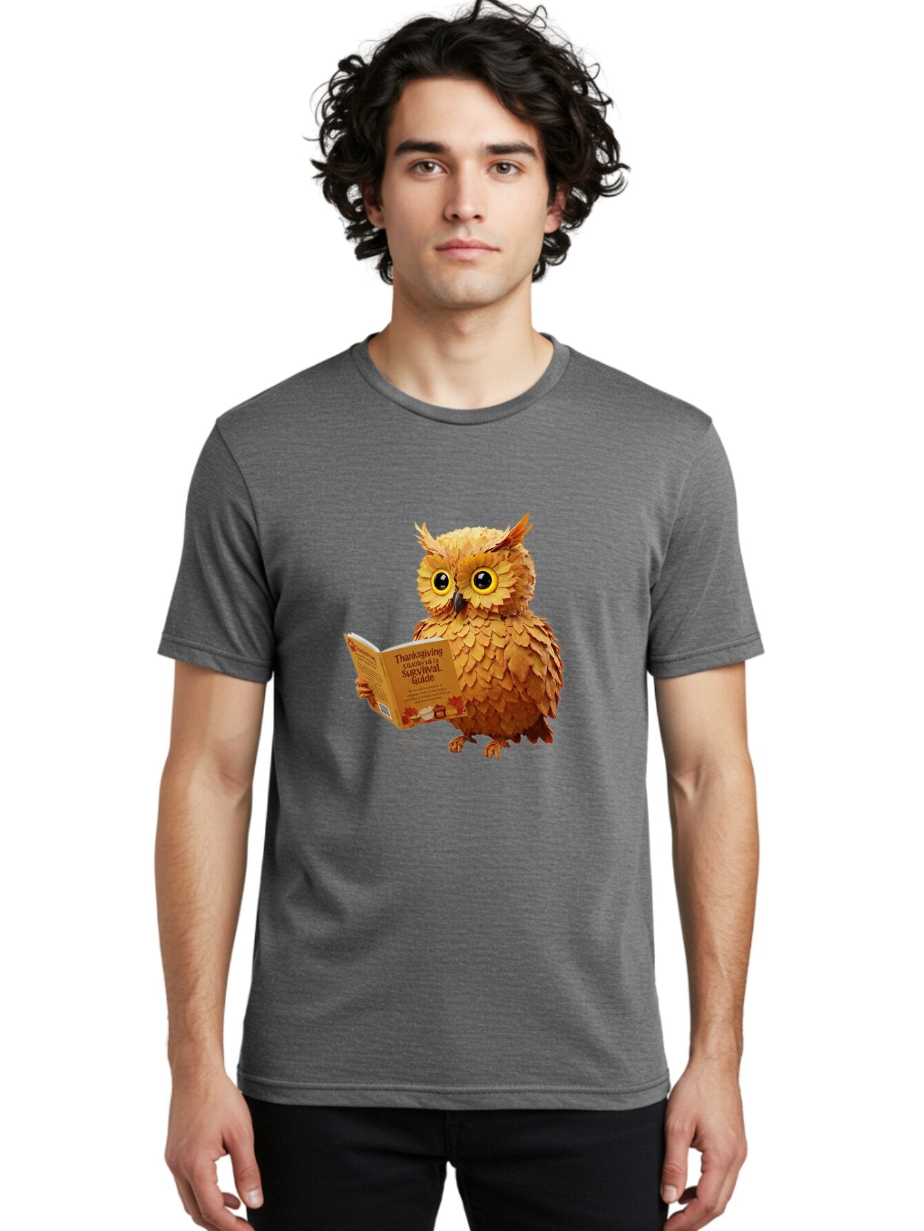 Thanksgiving-Survival-Guide-Owl-2 Men'S Graphic Tee, 100% Cotton, Comfortable Casual Summer Wear, Machine Washable, Vintage Camera, Old Camera, Antique Camera, Black Camera, Classic Photography, Photography Equipment, Nostalgic Device, Ban751 18