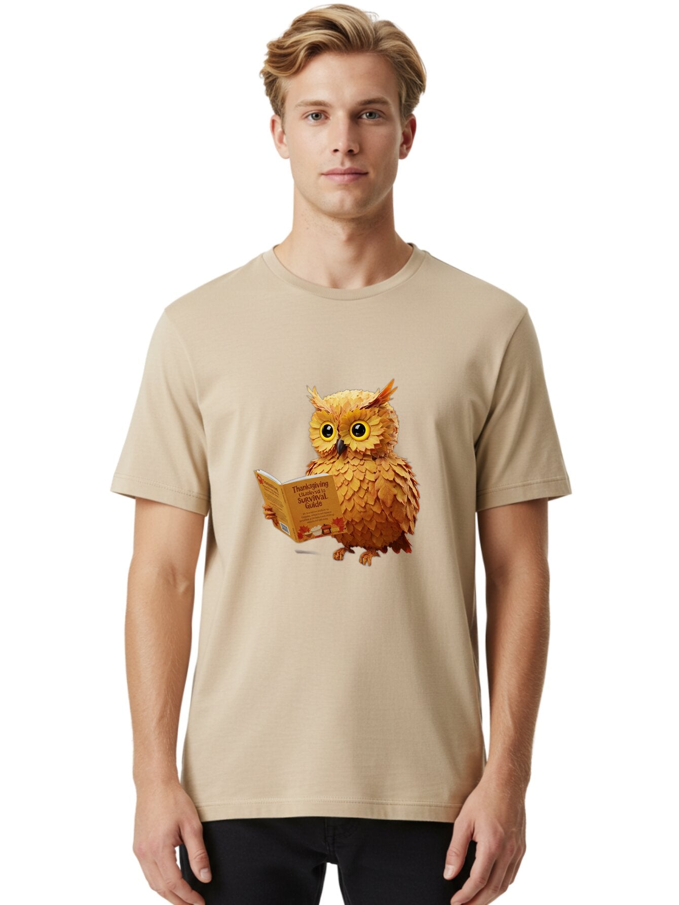 Thanksgiving-Survival-Guide-Owl-2 Men'S Graphic Tee, 100% Cotton, Comfortable Casual Summer Wear, Machine Washable, Vintage Camera, Old Camera, Antique Camera, Black Camera, Classic Photography, Photography Equipment, Nostalgic Device, Ban751 20