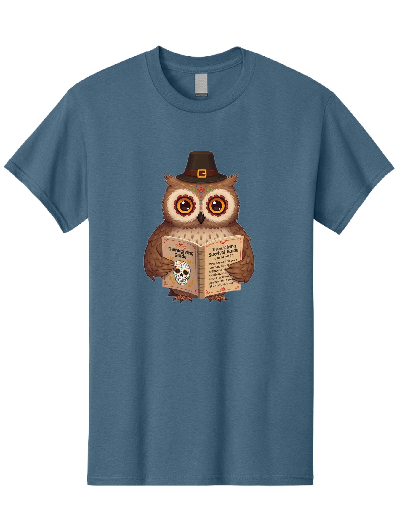Thanksgiving-Survival-Guide-Owl-3 Men'S Graphic Tee, 100% Cotton, Comfortable Casual Summer Wear, Machine Washable, Vintage Camera, Old Camera, Antique Camera, Black Camera, Classic Photography, Photography Equipment, Nostalgic Device, Ban752 3