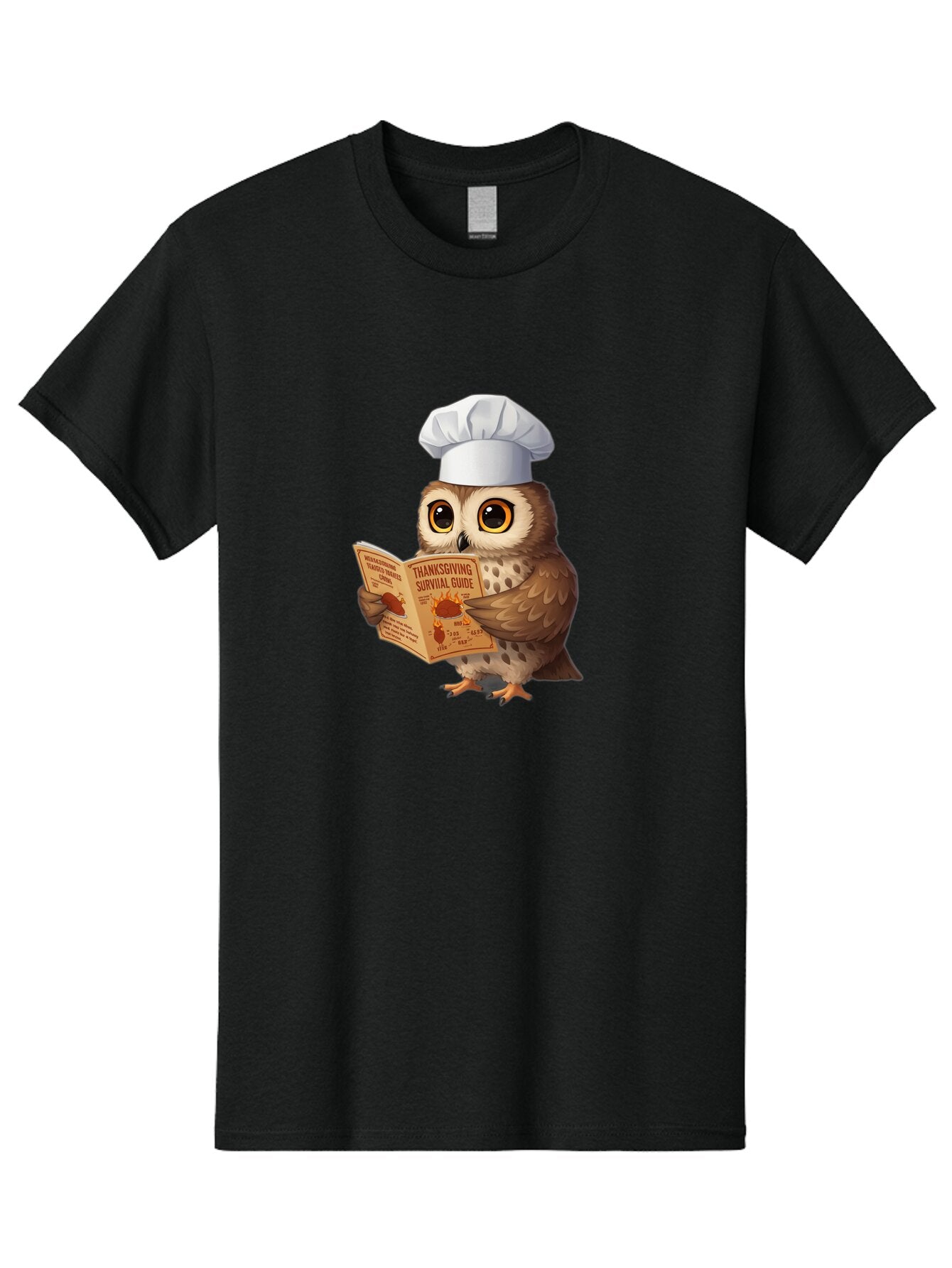 Thanksgiving-Survival-Guide-Owl-4 Men'S Graphic Tee, 100% Cotton, Comfortable Casual Summer Wear, Machine Washable, Vintage Camera, Old Camera, Antique Camera, Black Camera, Classic Photography, Photography Equipment, Nostalgic Device, Ban753 7