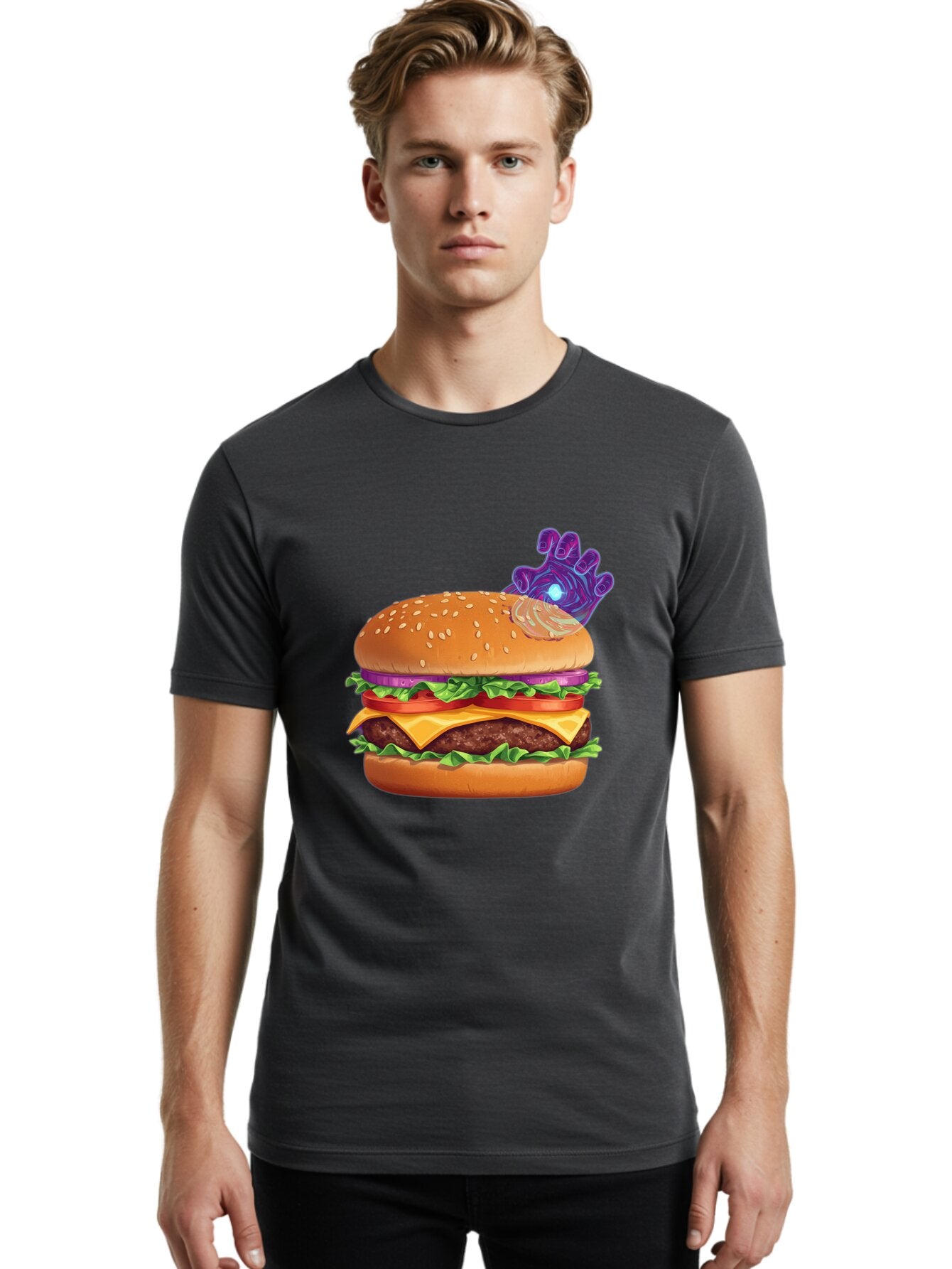 Thanos-Burger Men'S Graphic Tee, 100% Cotton, Comfortable Casual Summer Wear, Machine Washable, Vintage Camera, Old Camera, Antique Camera, Black Camera, Classic Photography, Photography Equipment, Nostalgic Device, Film Camera, Camera Art Ban756 27