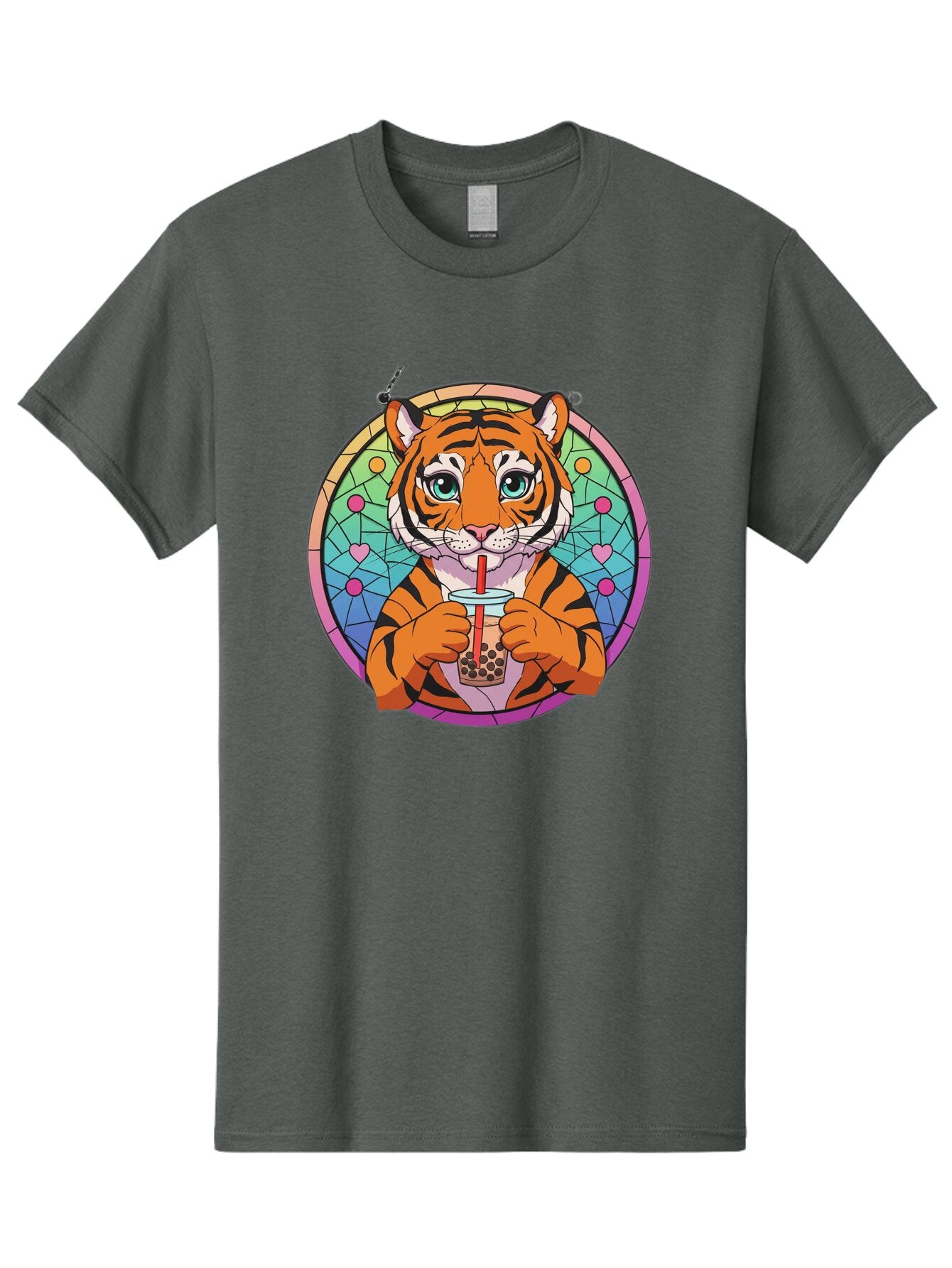 Tiger-With-Boba-Tea Men'S Graphic Tee, 100% Cotton, Comfortable Casual Summer Wear, Machine Washable, Vintage Camera, Old Camera, Antique Camera, Black Camera, Classic Photography, Photography Equipment, Nostalgic Device, Film Camera, Ban770 8