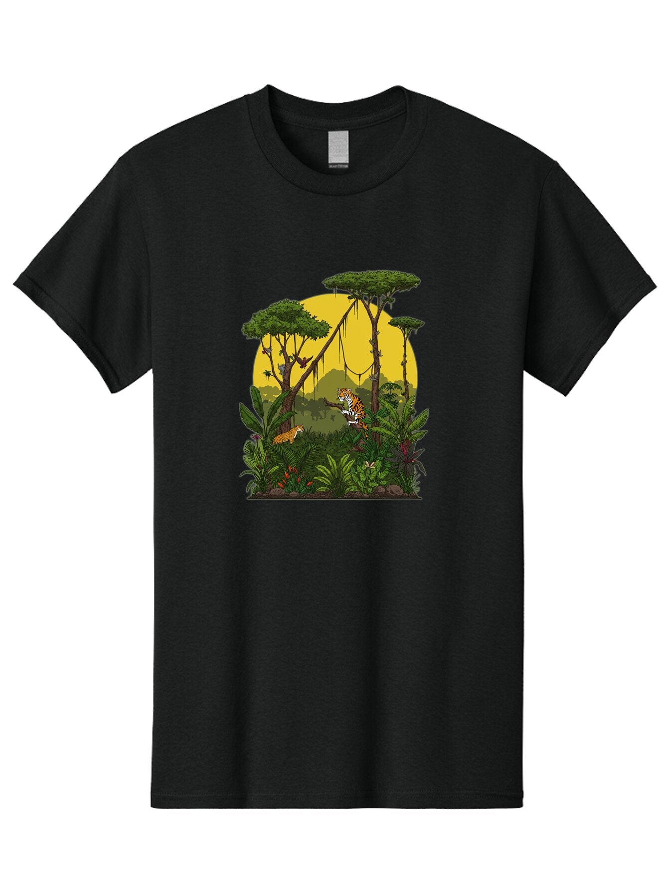Tigers-In-Jungle Men'S Graphic Tee, 100% Cotton, Comfortable Casual Summer Wear, Machine Washable, Vintage Camera, Old Camera, Antique Camera, Black Camera, Classic Photography, Photography Equipment, Nostalgic Device, Film Camera, Camera Art Ban771 15