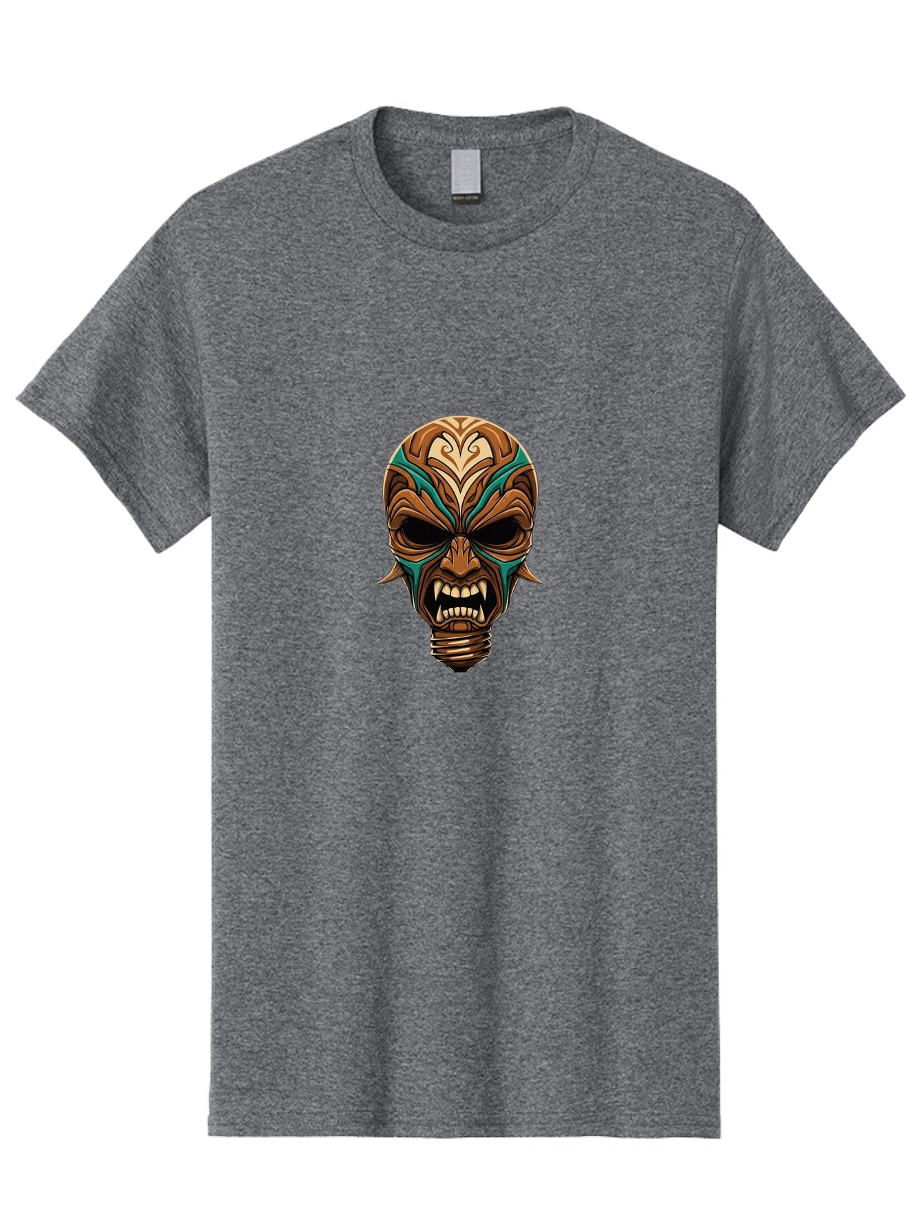 Tiki-Skull Men'S Graphic Tee, 100% Cotton, Comfortable Casual Summer Wear, Machine Washable, Vintage Camera, Old Camera, Antique Camera, Black Camera, Classic Photography, Photography Equipment, Nostalgic Device, Film Camera, Camera Art Ban772 3