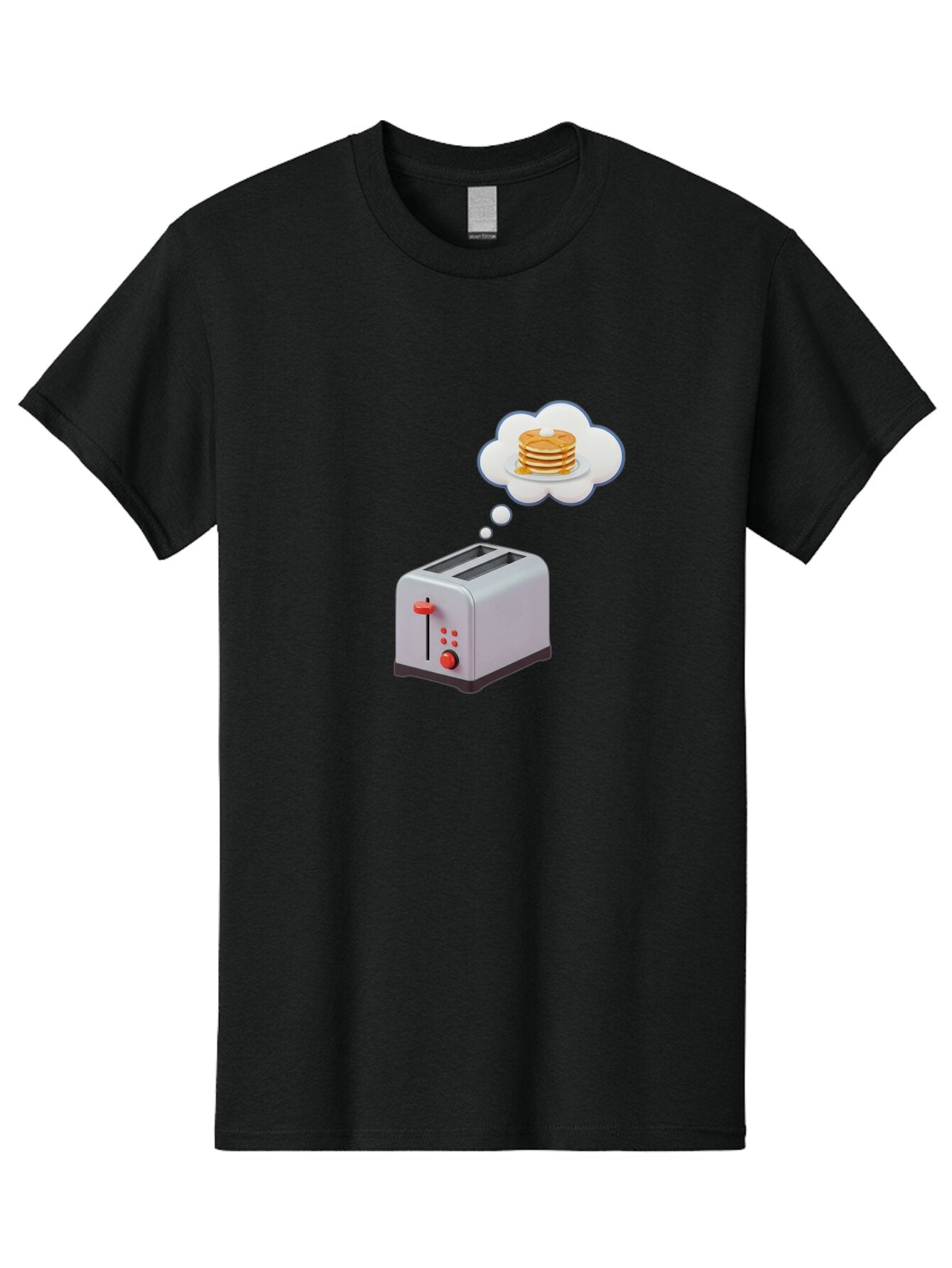 Toaster-Dreaming-Of-Pancakes Men'S Graphic Tee, 100% Cotton, Comfortable Casual Summer Wear, Machine Washable, Vintage Camera, Old Camera, Antique Camera, Black Camera, Classic Photography, Photography Equipment, Nostalgic Device, Film Camera, Ban781 6