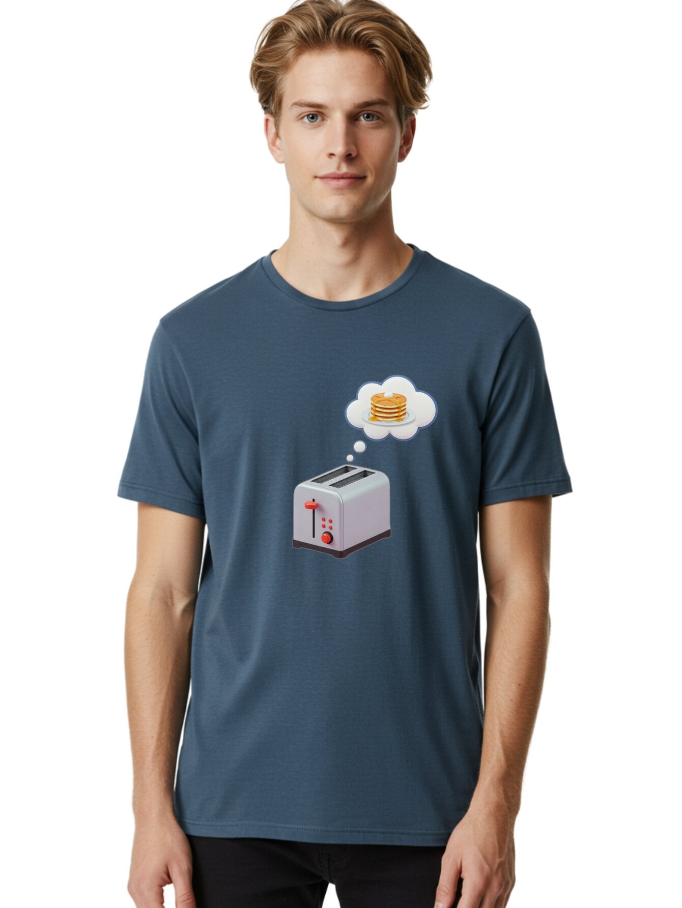 Toaster-Dreaming-Of-Pancakes Men'S Graphic Tee, 100% Cotton, Comfortable Casual Summer Wear, Machine Washable, Vintage Camera, Old Camera, Antique Camera, Black Camera, Classic Photography, Photography Equipment, Nostalgic Device, Film Camera, Ban781 28