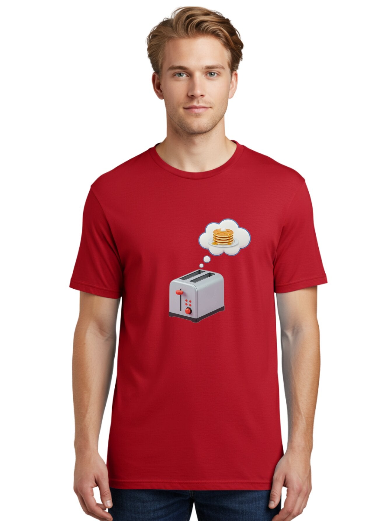 Toaster-Dreaming-Of-Pancakes Men'S Graphic Tee, 100% Cotton, Comfortable Casual Summer Wear, Machine Washable, Vintage Camera, Old Camera, Antique Camera, Black Camera, Classic Photography, Photography Equipment, Nostalgic Device, Film Camera, Ban781 22