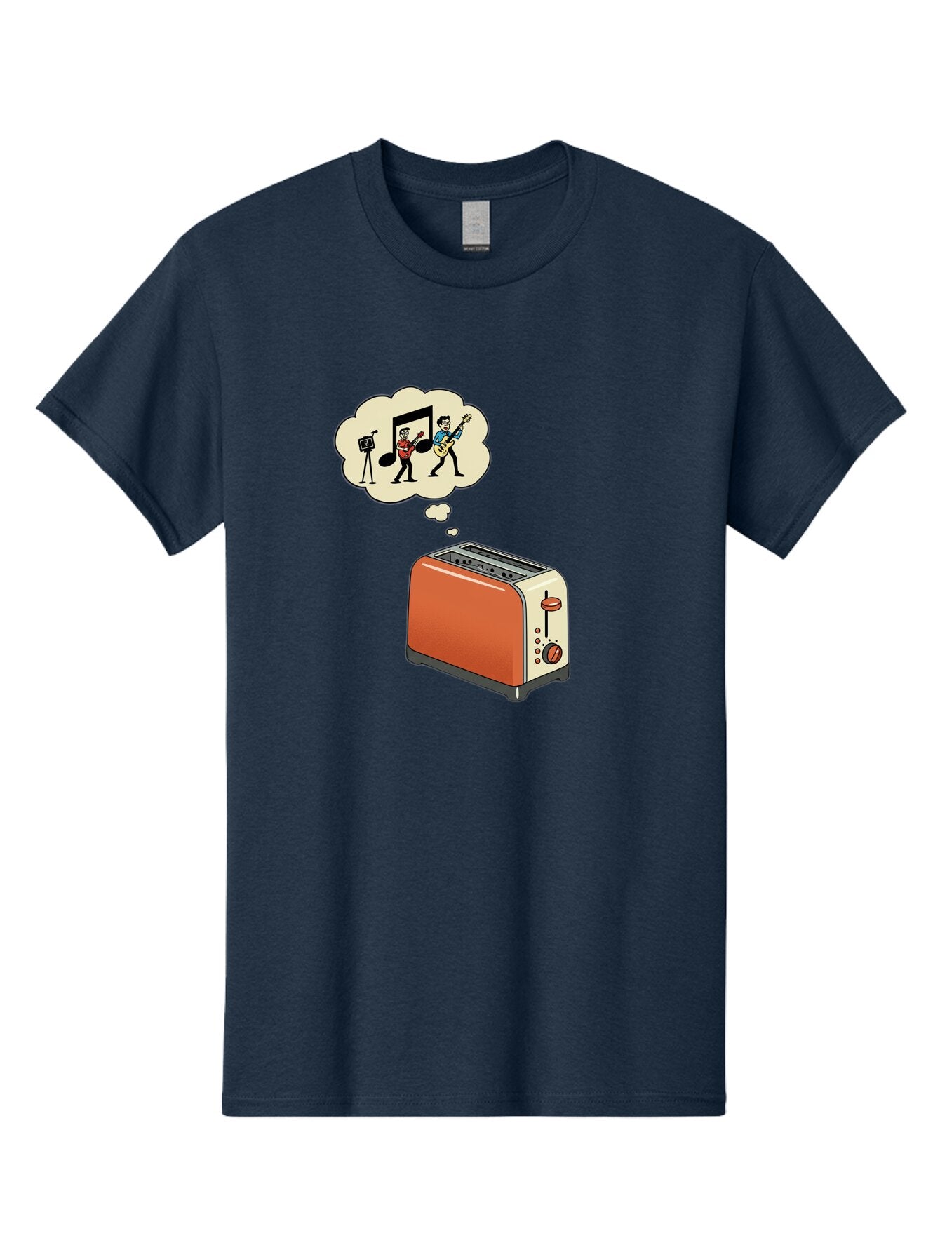 Toaster-Dreams-Of-Music Men'S Graphic Tee, 100% Cotton, Comfortable Casual Summer Wear, Machine Washable, Vintage Camera, Old Camera, Antique Camera, Black Camera, Classic Photography, Photography Equipment, Nostalgic Device, Film Camera, Ban782 12