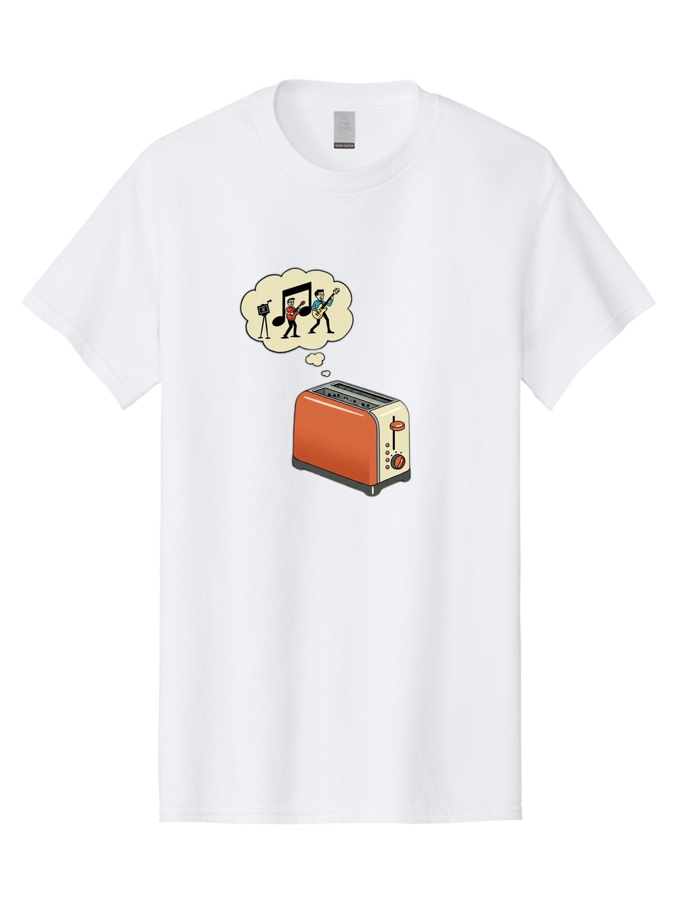 Toaster-Dreams-Of-Music Men'S Graphic Tee, 100% Cotton, Comfortable Casual Summer Wear, Machine Washable, Vintage Camera, Old Camera, Antique Camera, Black Camera, Classic Photography, Photography Equipment, Nostalgic Device, Film Camera, Ban782 11