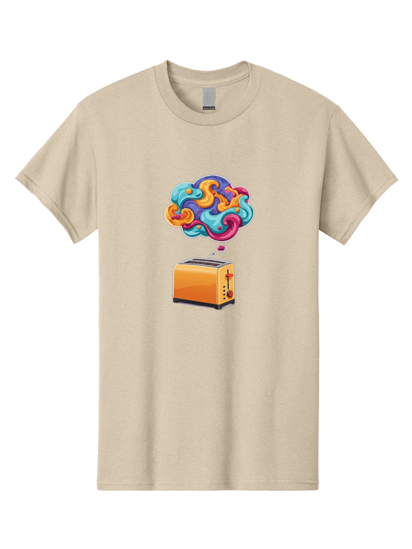 Toaster-Thought-Bubble Men'S Graphic Tee, 100% Cotton, Comfortable Casual Summer Wear, Machine Washable, Vintage Camera, Old Camera, Antique Camera, Black Camera, Classic Photography, Photography Equipment, Nostalgic Device, Film Camera, Ban785 11