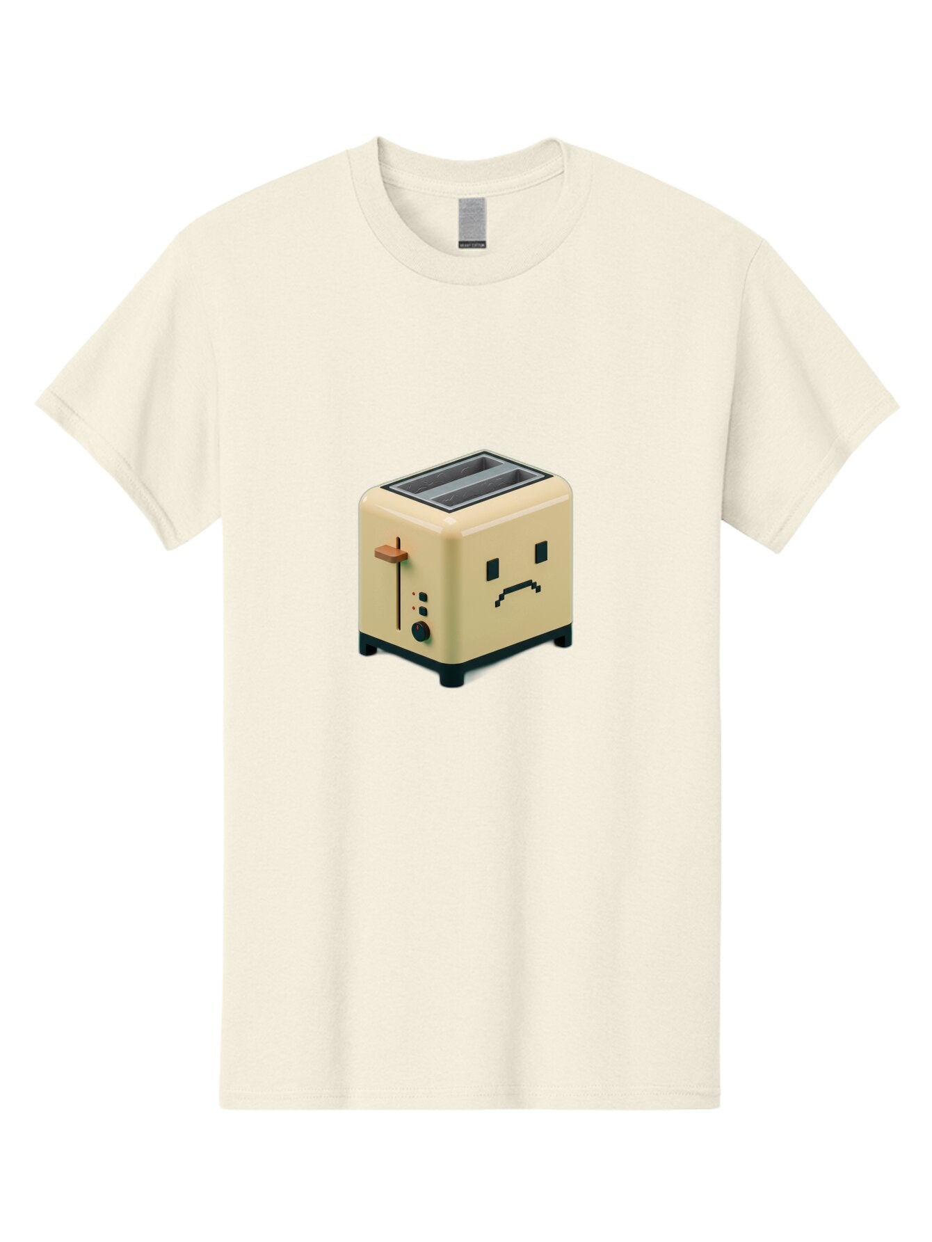 Toaster-With-Pixelated-Face Men'S Graphic Tee, 100% Cotton, Comfortable Casual Summer Wear, Machine Washable, Vintage Camera, Old Camera, Antique Camera, Black Camera, Classic Photography, Photography Equipment, Nostalgic Device, Film Camera, Ban787 3