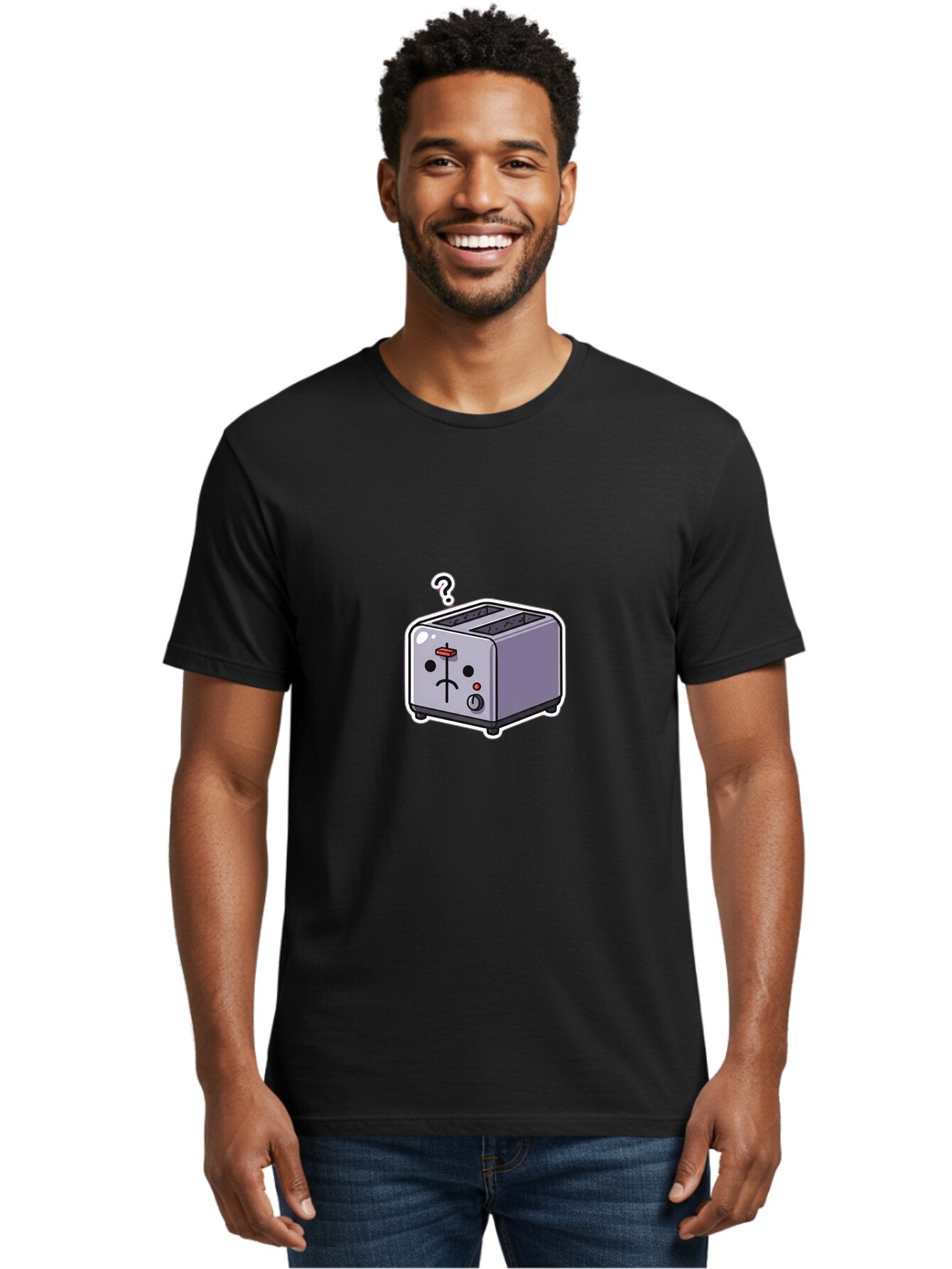 Toaster-With-Question-Mark Men'S Graphic Tee, 100% Cotton, Comfortable Casual Summer Wear, Machine Washable, Vintage Camera, Old Camera, Antique Camera, Black Camera, Classic Photography, Photography Equipment, Nostalgic Device, Film Camera, Ban788 20