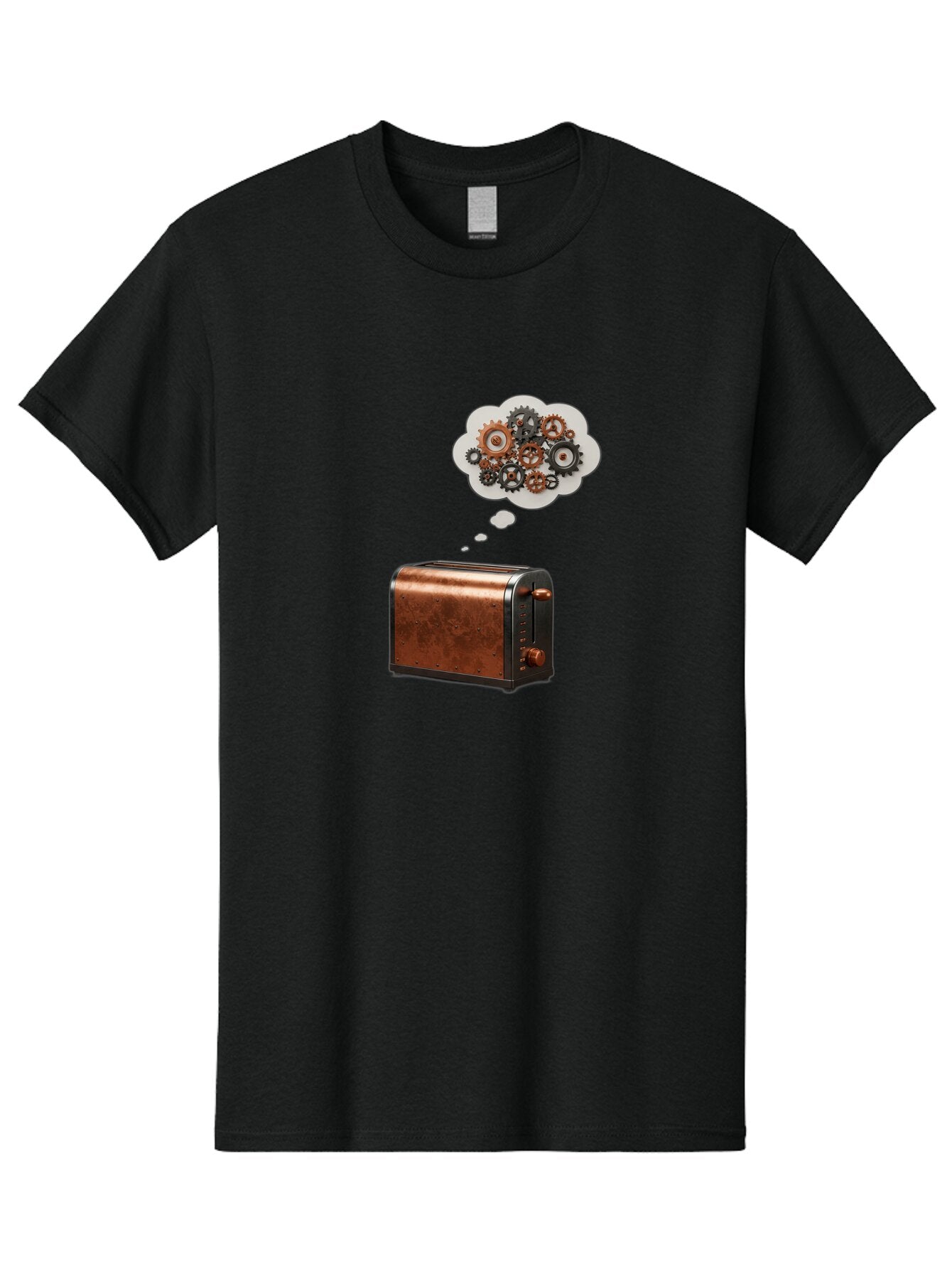 Toaster-With-Thinking-Gears Men'S Graphic Tee, 100% Cotton, Comfortable Casual Summer Wear, Machine Washable, Vintage Camera, Old Camera, Antique Camera, Black Camera, Classic Photography, Photography Equipment, Nostalgic Device, Film Camera, Ban789 11