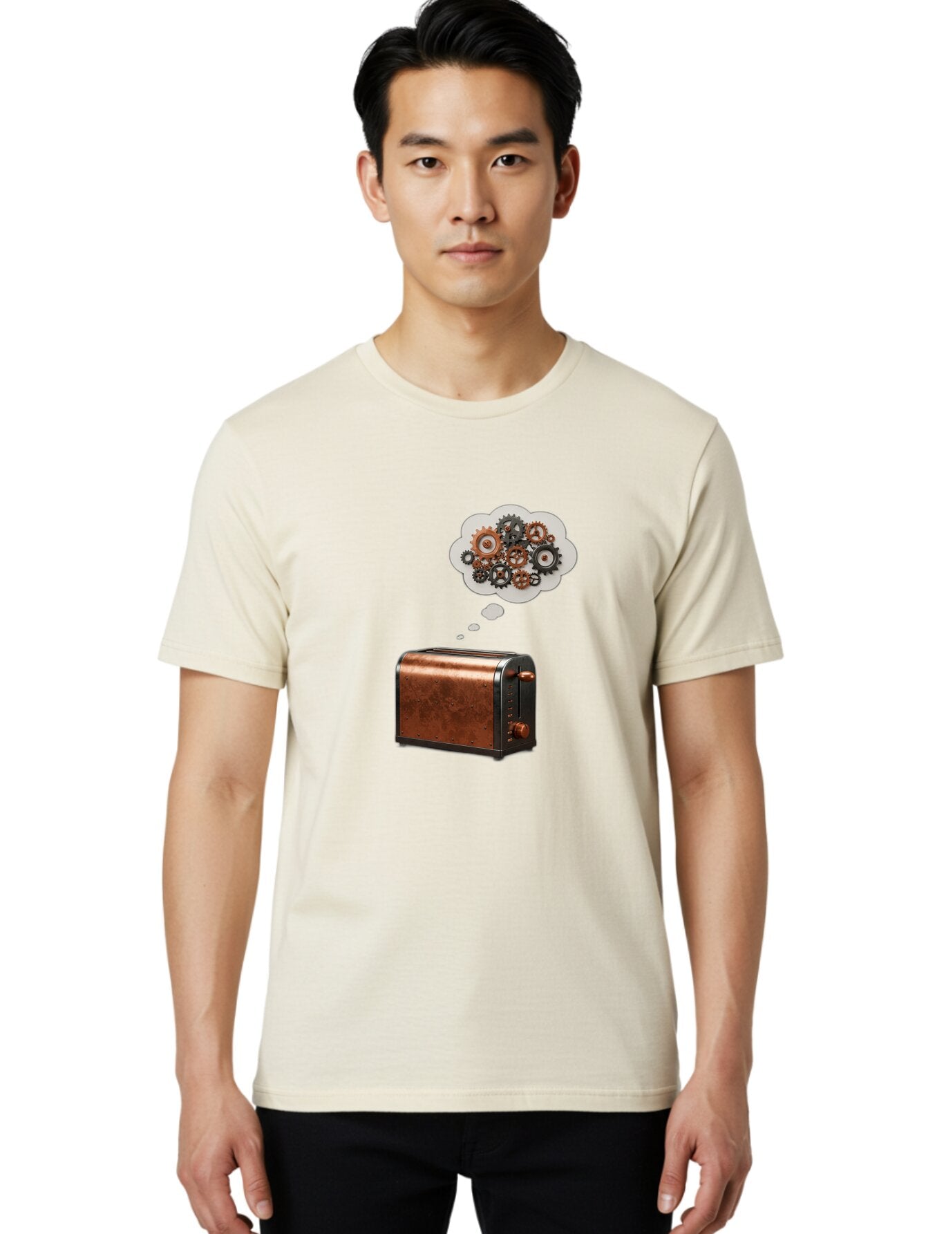 Toaster-With-Thinking-Gears Men'S Graphic Tee, 100% Cotton, Comfortable Casual Summer Wear, Machine Washable, Vintage Camera, Old Camera, Antique Camera, Black Camera, Classic Photography, Photography Equipment, Nostalgic Device, Film Camera, Ban789 28