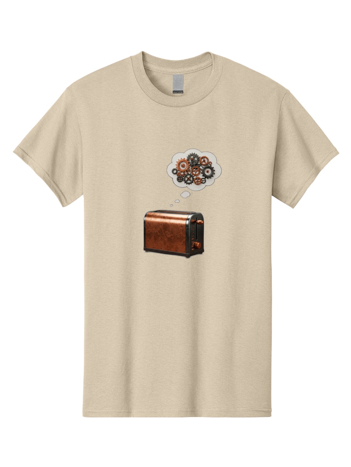 Toaster-With-Thinking-Gears Men'S Graphic Tee, 100% Cotton, Comfortable Casual Summer Wear, Machine Washable, Vintage Camera, Old Camera, Antique Camera, Black Camera, Classic Photography, Photography Equipment, Nostalgic Device, Film Camera, Ban789 3