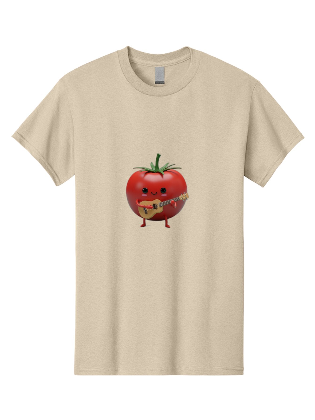 Tomato-Playing-Ukulele Men'S Graphic Tee, 100% Cotton, Comfortable Casual Summer Wear, Machine Washable, Vintage Camera, Old Camera, Antique Camera, Black Camera, Classic Photography, Photography Equipment, Nostalgic Device, Film Camera, Ban805