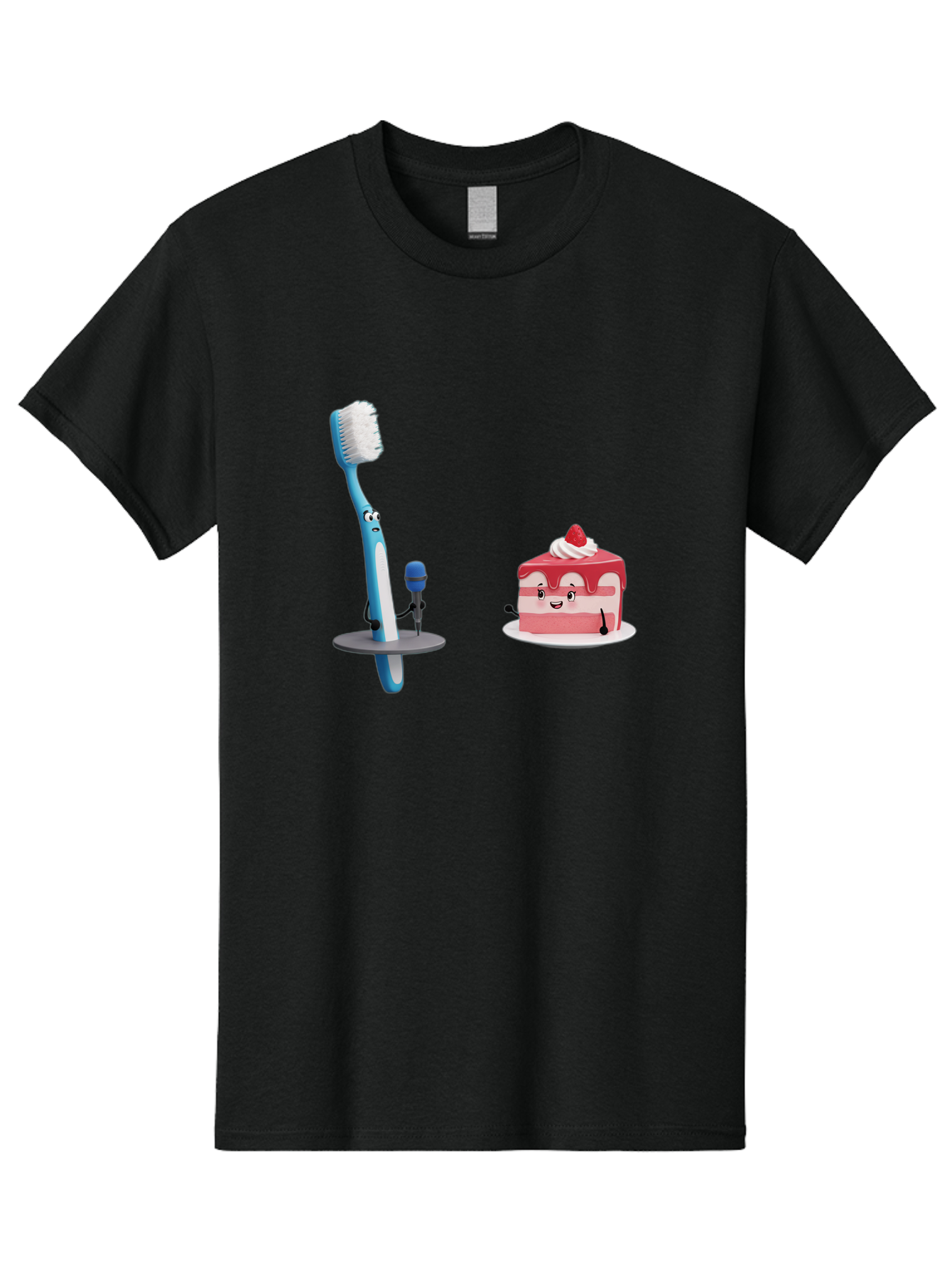 Toothbrush-And-Cake-1 Men'S Graphic Tee, 100% Cotton, Comfortable Casual Summer Wear, Machine Washable, Vintage Camera, Old Camera, Antique Camera, Black Camera, Classic Photography, Photography Equipment, Nostalgic Device, Film Camera, Ban812 7