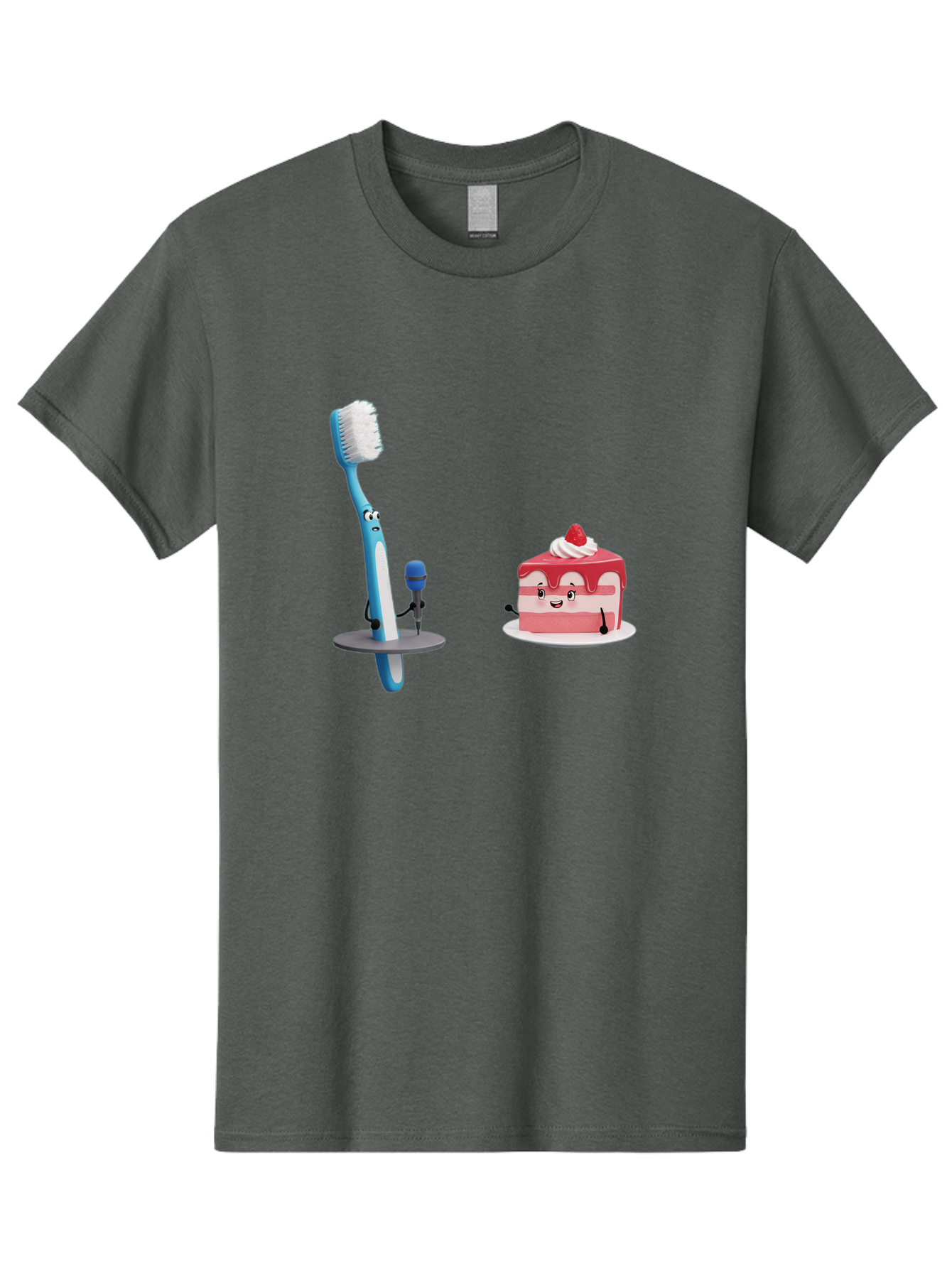 Toothbrush-And-Cake-1 Men'S Graphic Tee, 100% Cotton, Comfortable Casual Summer Wear, Machine Washable, Vintage Camera, Old Camera, Antique Camera, Black Camera, Classic Photography, Photography Equipment, Nostalgic Device, Film Camera, Ban812 5