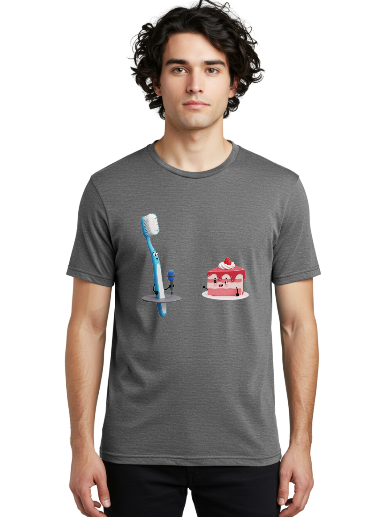 Toothbrush-And-Cake-1 Men'S Graphic Tee, 100% Cotton, Comfortable Casual Summer Wear, Machine Washable, Vintage Camera, Old Camera, Antique Camera, Black Camera, Classic Photography, Photography Equipment, Nostalgic Device, Film Camera, Ban812 28