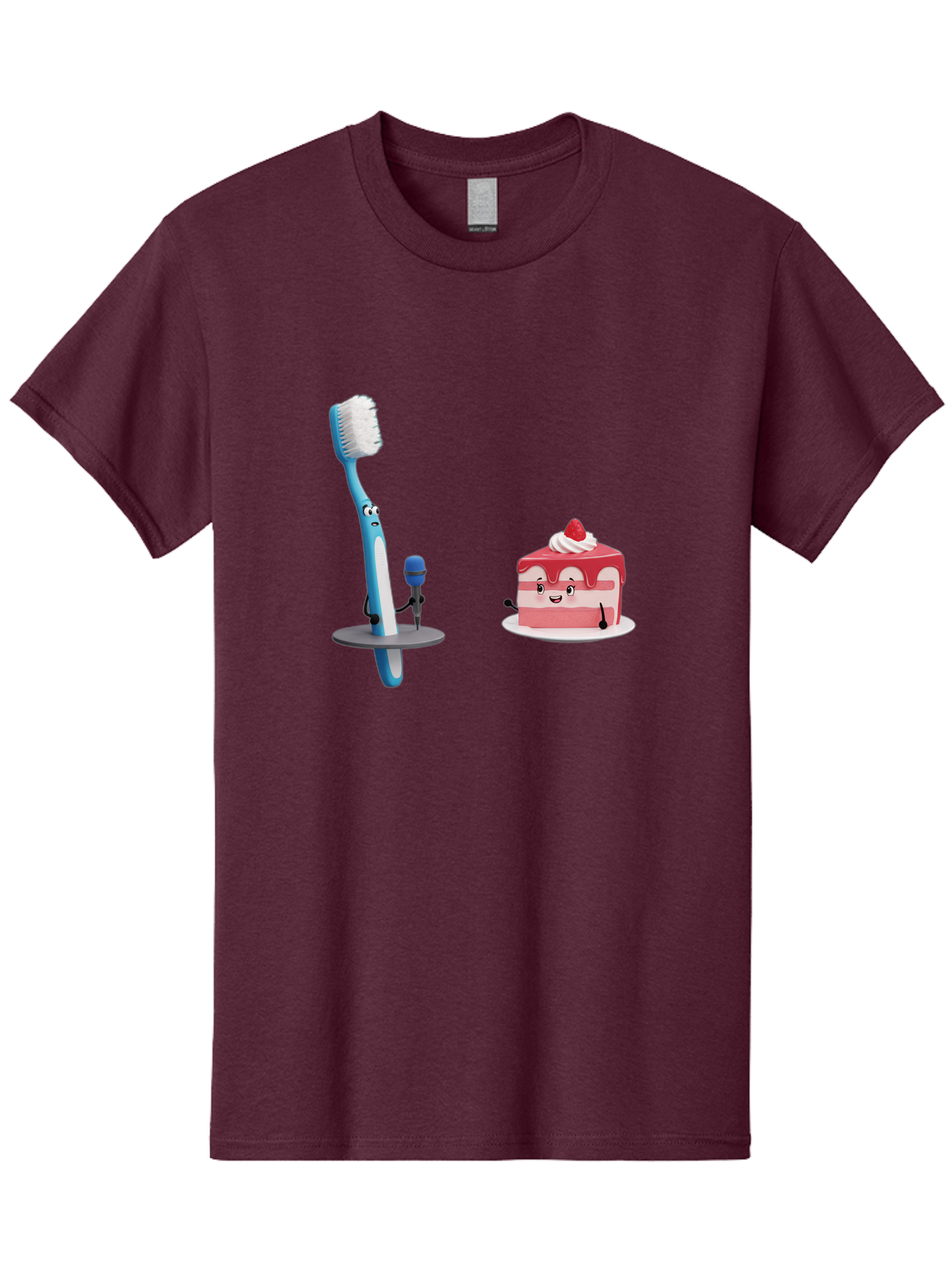 Toothbrush-And-Cake-1 Men'S Graphic Tee, 100% Cotton, Comfortable Casual Summer Wear, Machine Washable, Vintage Camera, Old Camera, Antique Camera, Black Camera, Classic Photography, Photography Equipment, Nostalgic Device, Film Camera, Ban812 12