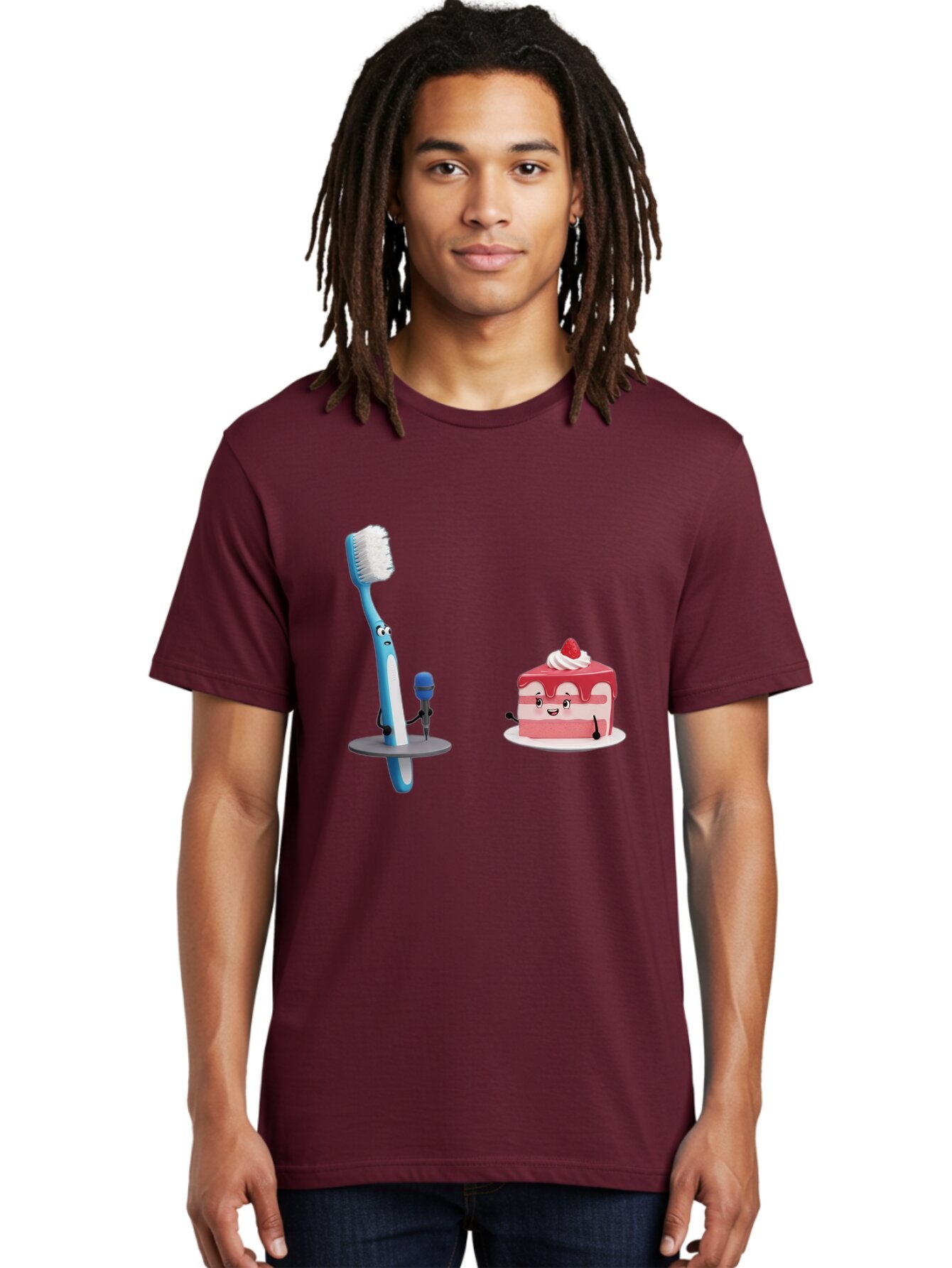 Toothbrush-And-Cake-1 Men'S Graphic Tee, 100% Cotton, Comfortable Casual Summer Wear, Machine Washable, Vintage Camera, Old Camera, Antique Camera, Black Camera, Classic Photography, Photography Equipment, Nostalgic Device, Film Camera, Ban812 18
