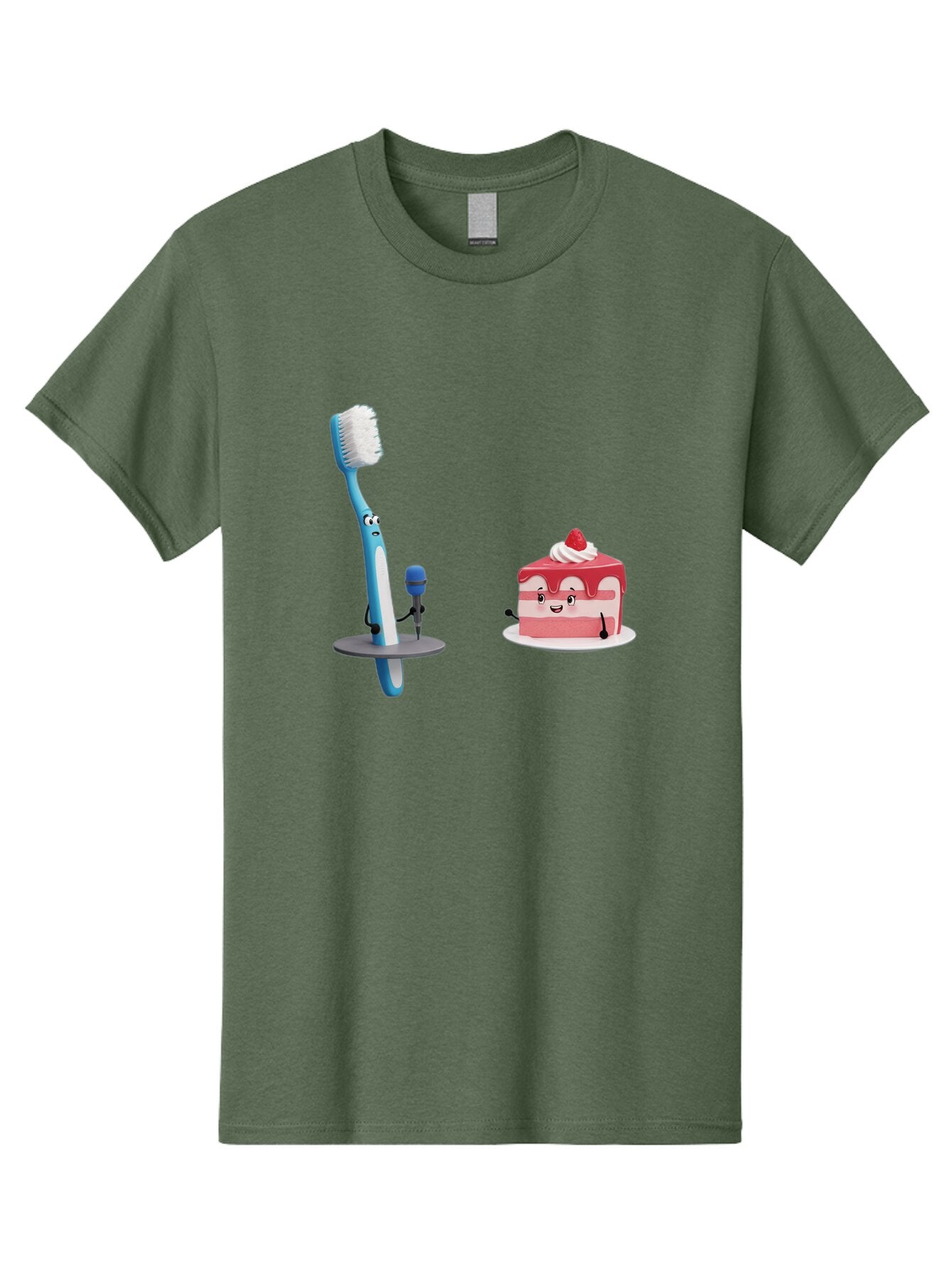 Toothbrush-And-Cake-1 Men'S Graphic Tee, 100% Cotton, Comfortable Casual Summer Wear, Machine Washable, Vintage Camera, Old Camera, Antique Camera, Black Camera, Classic Photography, Photography Equipment, Nostalgic Device, Film Camera, Ban812 11