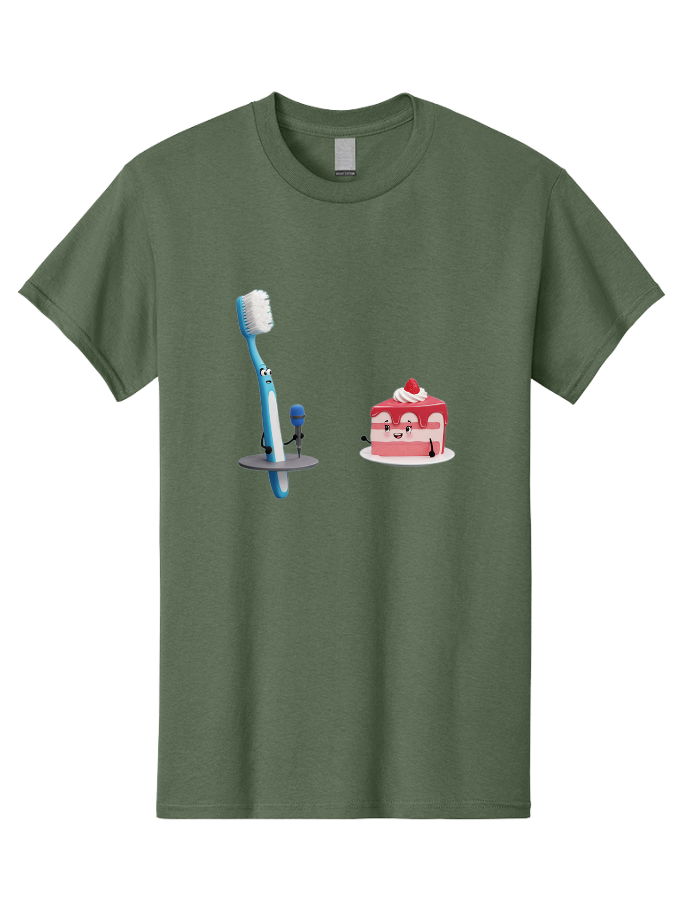 Toothbrush-And-Cake-1 Men'S Graphic Tee, 100% Cotton, Comfortable Casual Summer Wear, Machine Washable, Vintage Camera, Old Camera, Antique Camera, Black Camera, Classic Photography, Photography Equipment, Nostalgic Device, Film Camera, Ban812 4