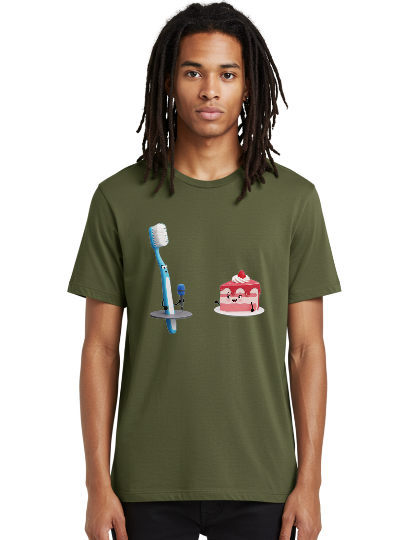 Toothbrush-And-Cake-1 Men'S Graphic Tee, 100% Cotton, Comfortable Casual Summer Wear, Machine Washable, Vintage Camera, Old Camera, Antique Camera, Black Camera, Classic Photography, Photography Equipment, Nostalgic Device, Film Camera, Ban812 19