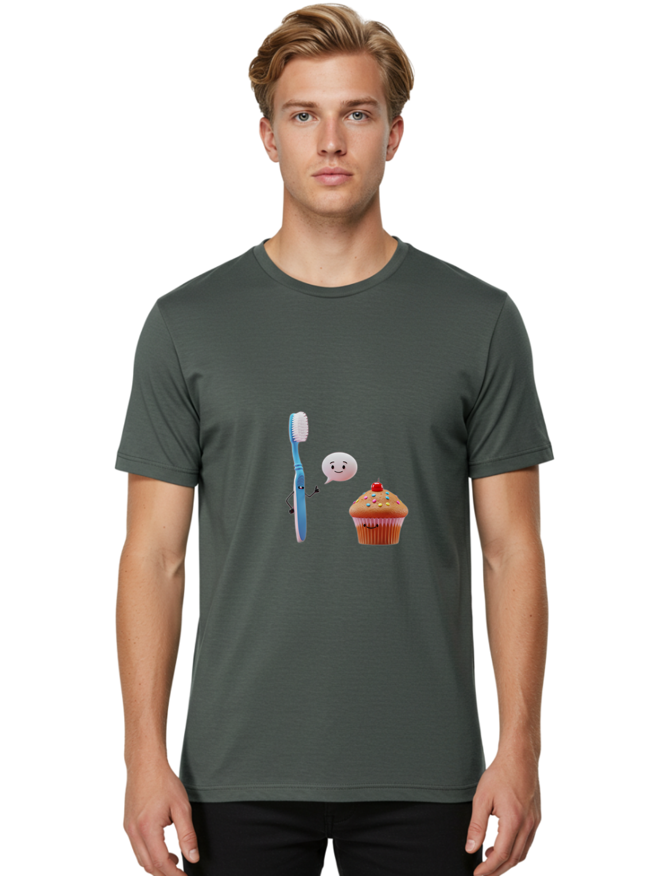 Toothbrush-And-Cupcake Men'S Graphic Tee, 100% Cotton, Comfortable Casual Summer Wear, Machine Washable, Vintage Camera, Old Camera, Antique Camera, Black Camera, Classic Photography, Photography Equipment, Nostalgic Device, Film Camera, Ban814 16