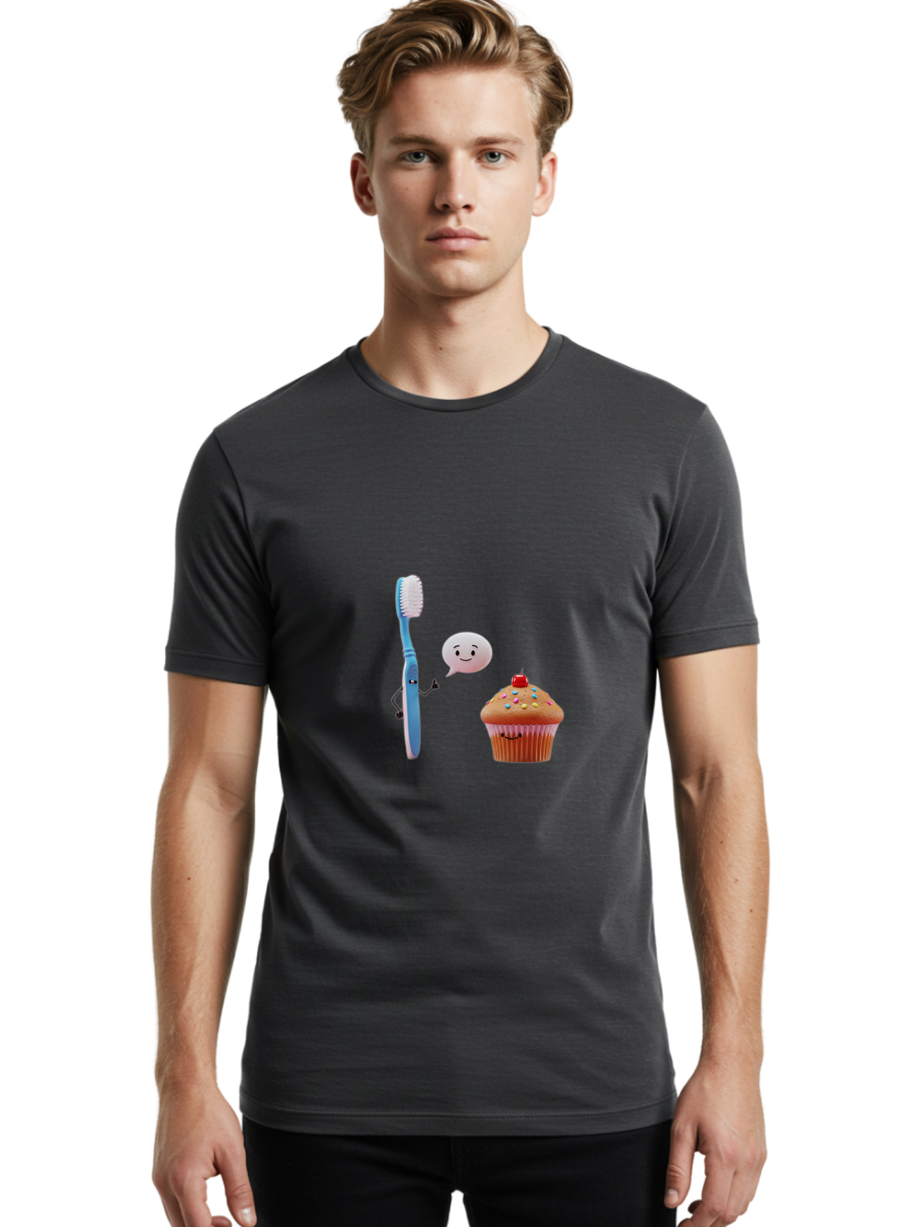 Toothbrush-And-Cupcake Men'S Graphic Tee, 100% Cotton, Comfortable Casual Summer Wear, Machine Washable, Vintage Camera, Old Camera, Antique Camera, Black Camera, Classic Photography, Photography Equipment, Nostalgic Device, Film Camera, Ban814 18