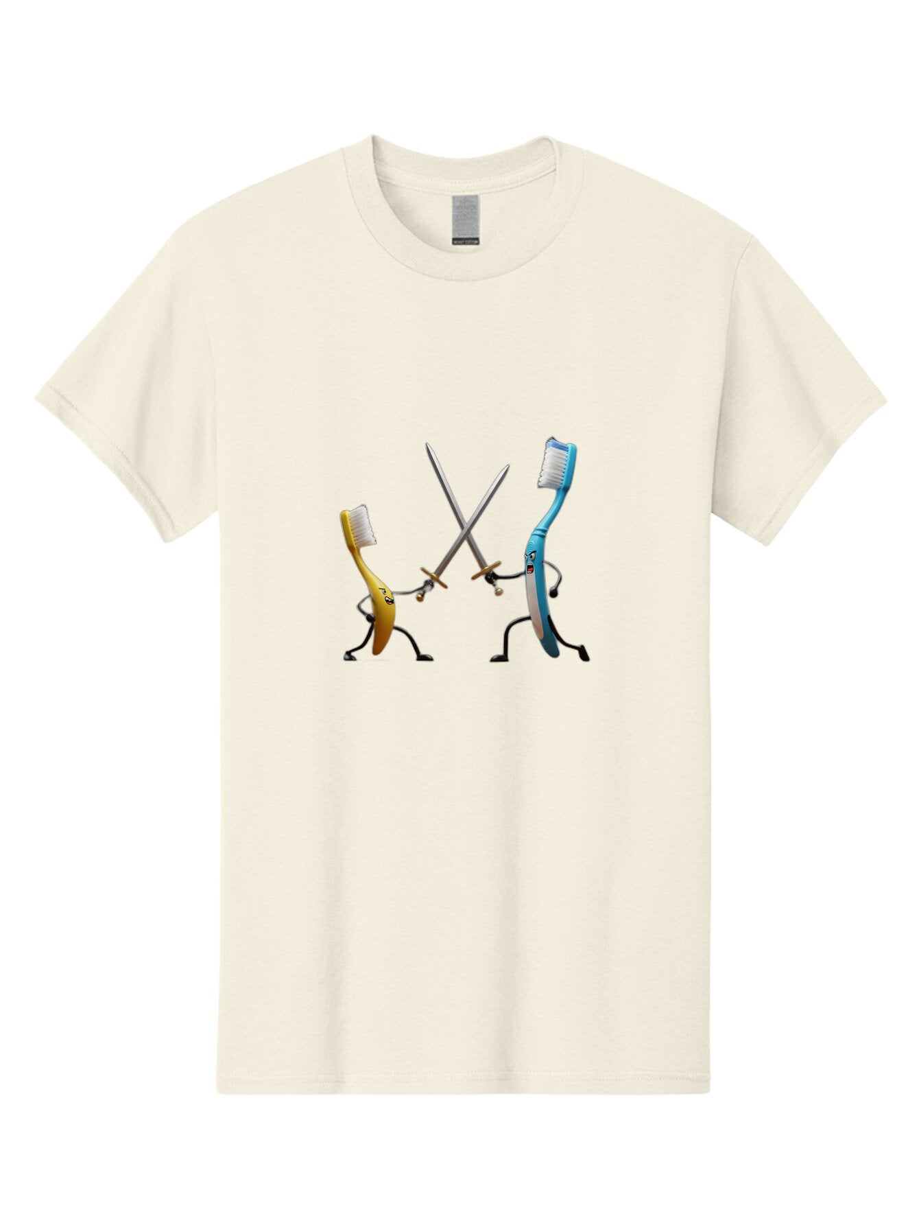 Toothbrush-Characters-Duelling Men'S Graphic Tee, 100% Cotton, Comfortable Casual Summer Wear, Machine Washable, Vintage Camera, Old Camera, Antique Camera, Black Camera, Classic Photography, Photography Equipment, Nostalgic Device, Ban815 6