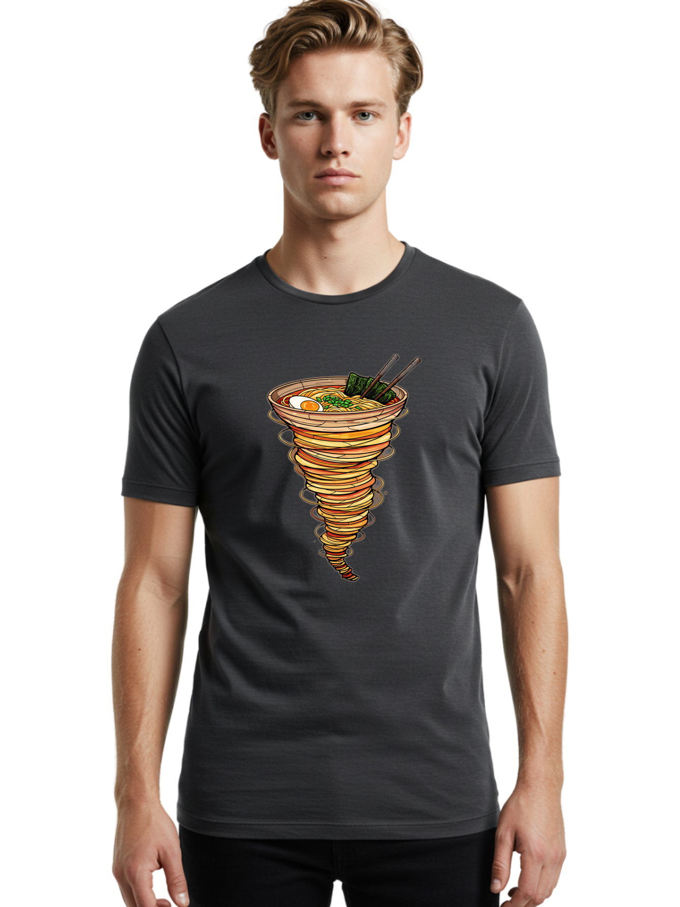 Tornado-Ramen-1 Men'S Graphic Tee, 100% Cotton, Comfortable Casual Summer Wear, Machine Washable, Vintage Camera, Old Camera, Antique Camera, Black Camera, Classic Photography, Photography Equipment, Nostalgic Device, Film Camera, Camera Art Ban819 25
