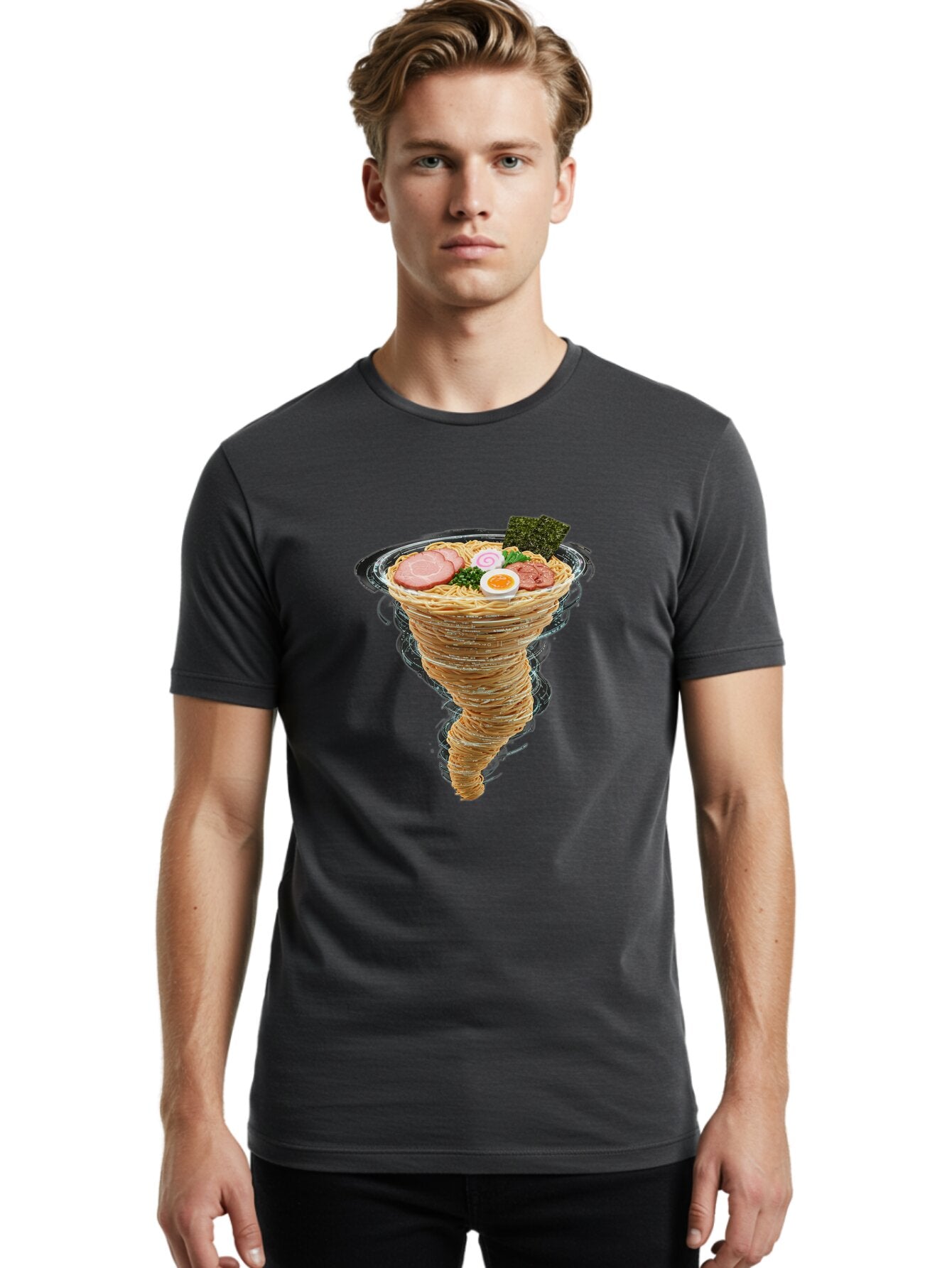Tornado-Ramen-2 Men'S Graphic Tee, 100% Cotton, Comfortable Casual Summer Wear, Machine Washable, Vintage Camera, Old Camera, Antique Camera, Black Camera, Classic Photography, Photography Equipment, Nostalgic Device, Film Camera, Camera Art Ban820 20