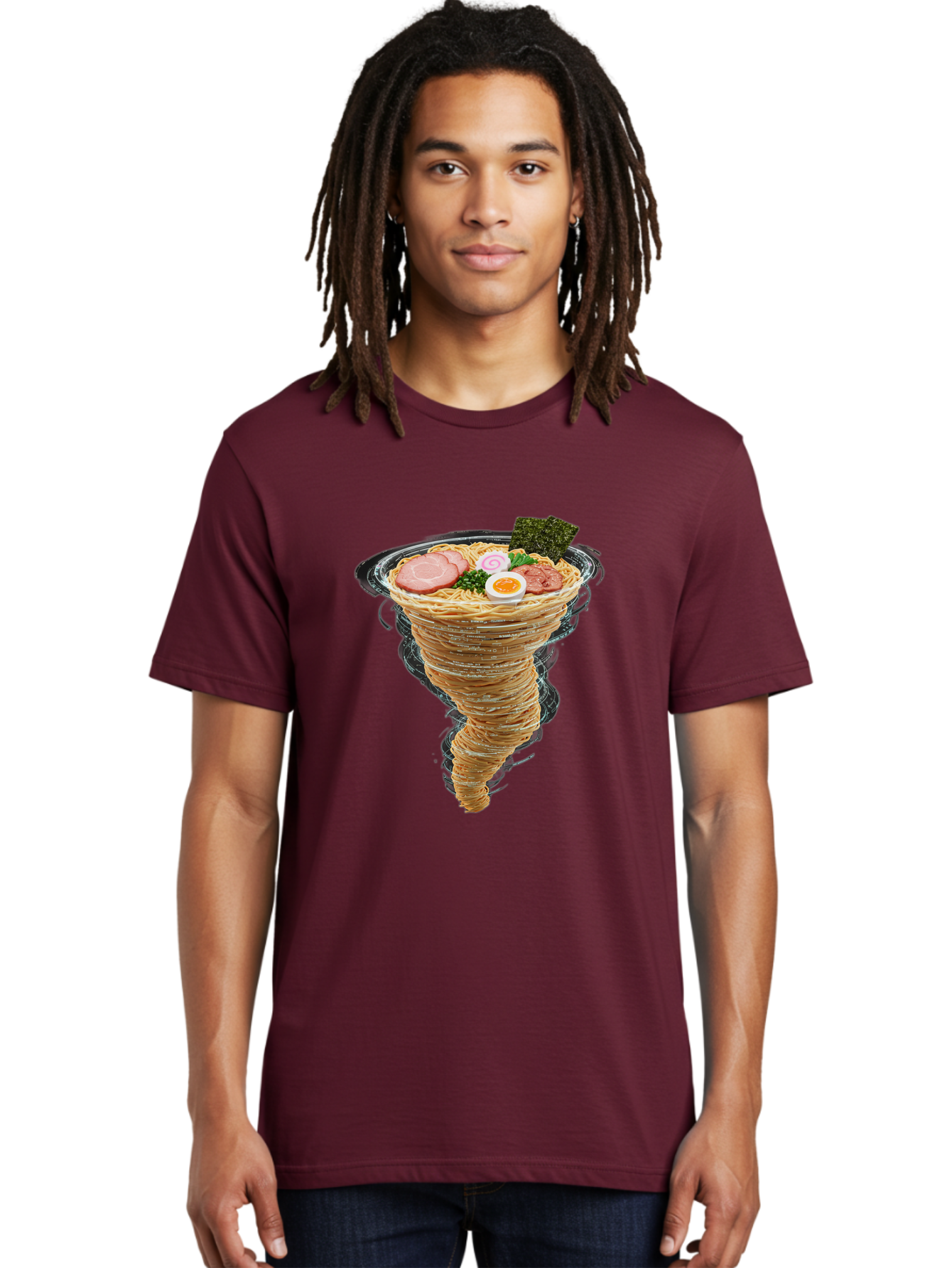 Tornado-Ramen-2 Men'S Graphic Tee, 100% Cotton, Comfortable Casual Summer Wear, Machine Washable, Vintage Camera, Old Camera, Antique Camera, Black Camera, Classic Photography, Photography Equipment, Nostalgic Device, Film Camera, Camera Art Ban820 24